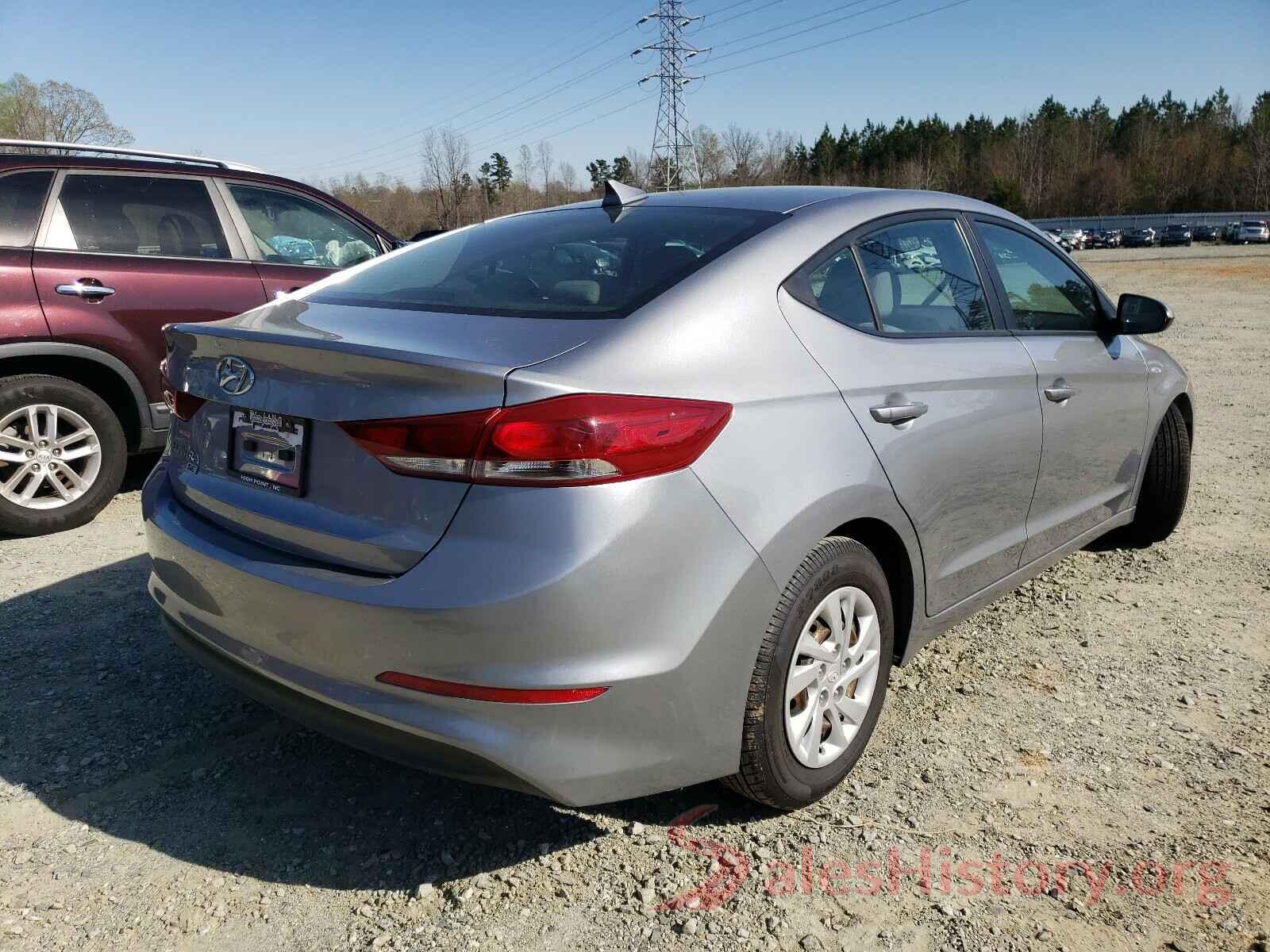 5NPD74LF1HH182181 2017 HYUNDAI ELANTRA