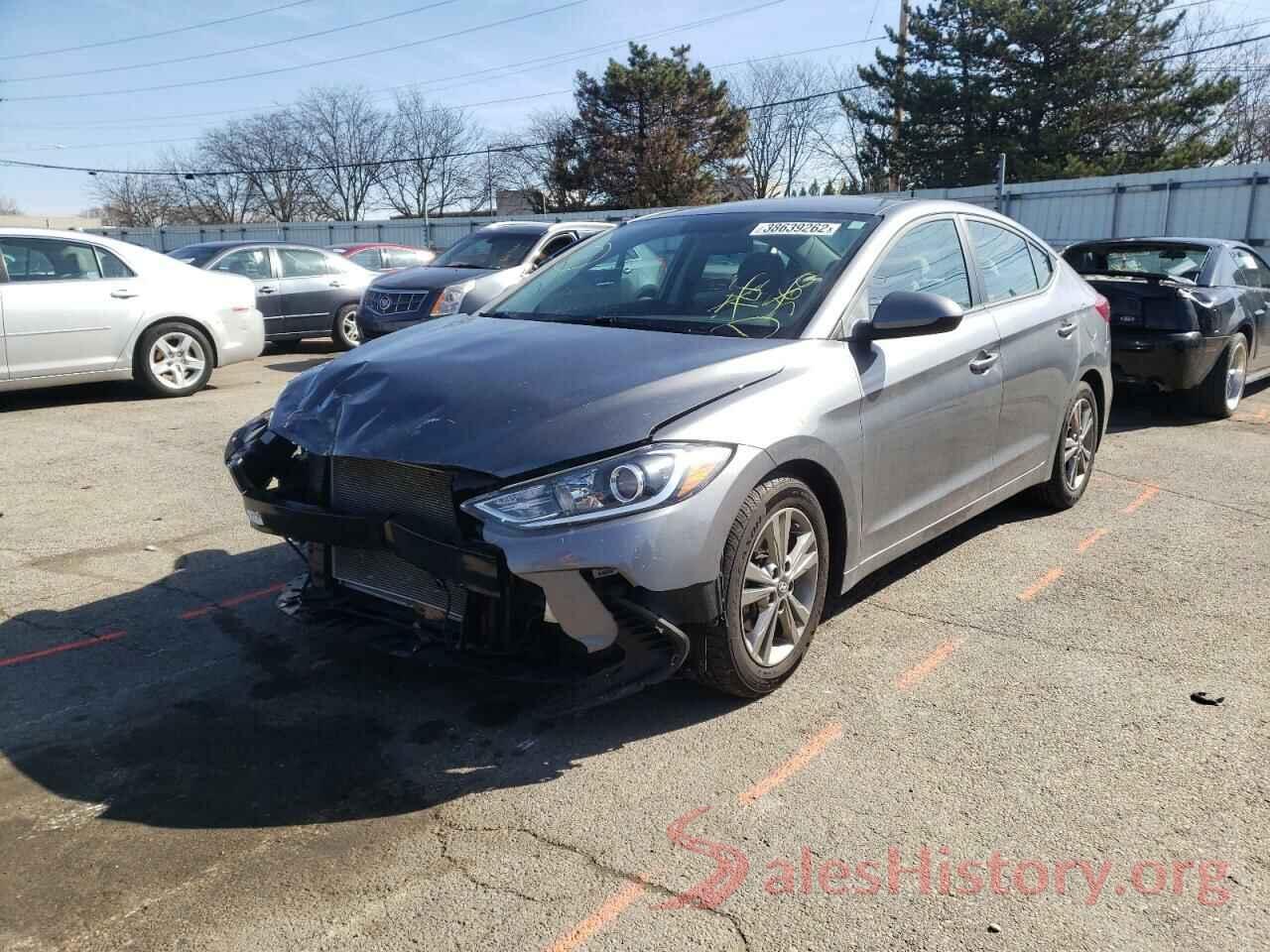 5NPD84LF5JH390180 2018 HYUNDAI ELANTRA