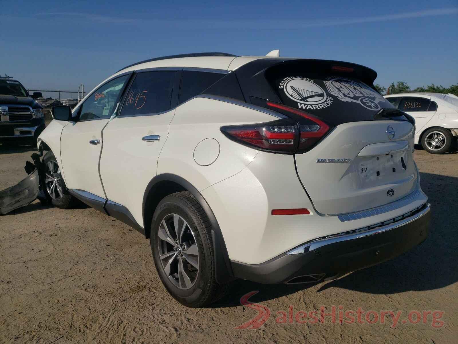 5N1AZ2BJ2LN160802 2020 NISSAN MURANO