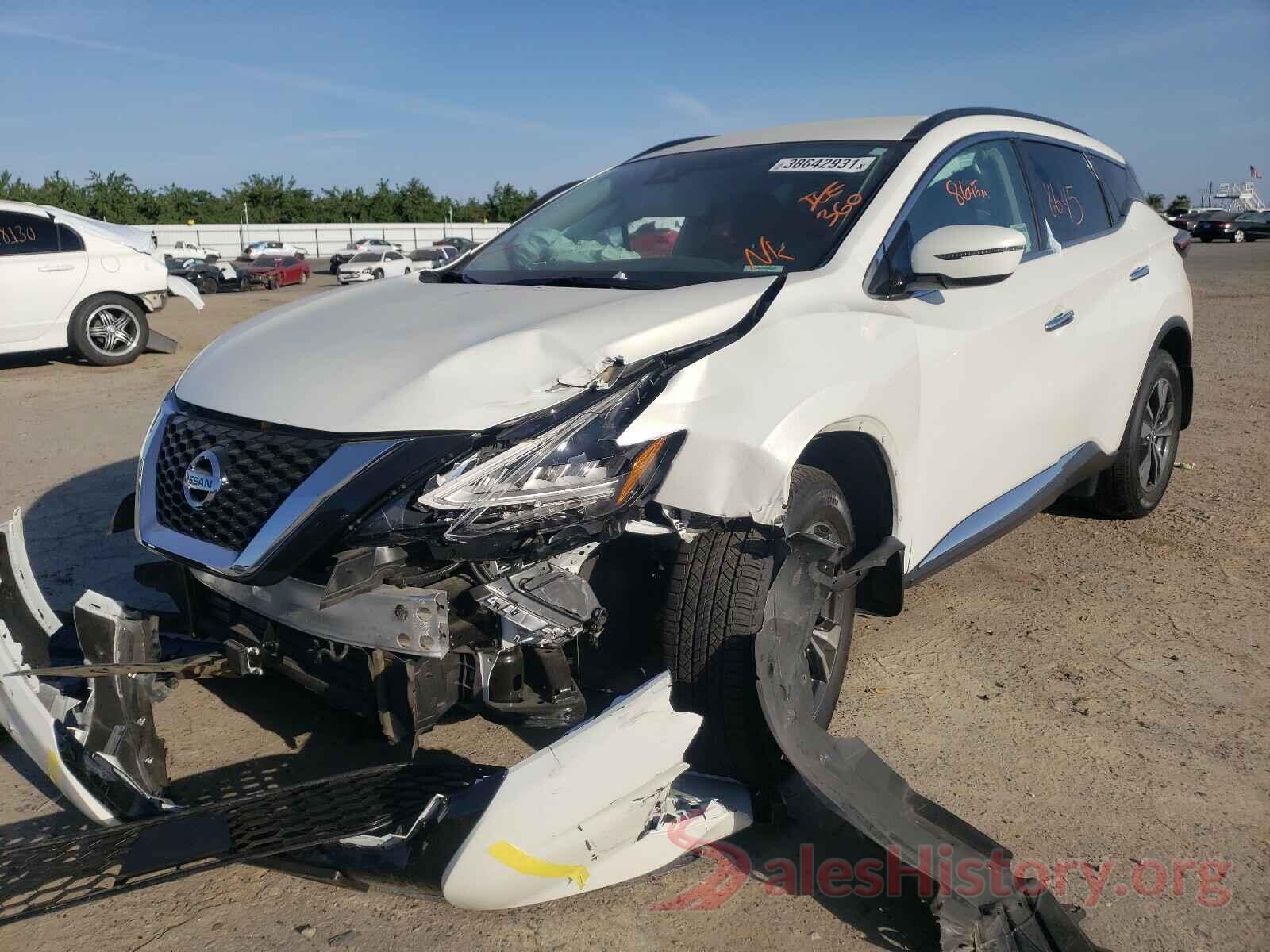 5N1AZ2BJ2LN160802 2020 NISSAN MURANO