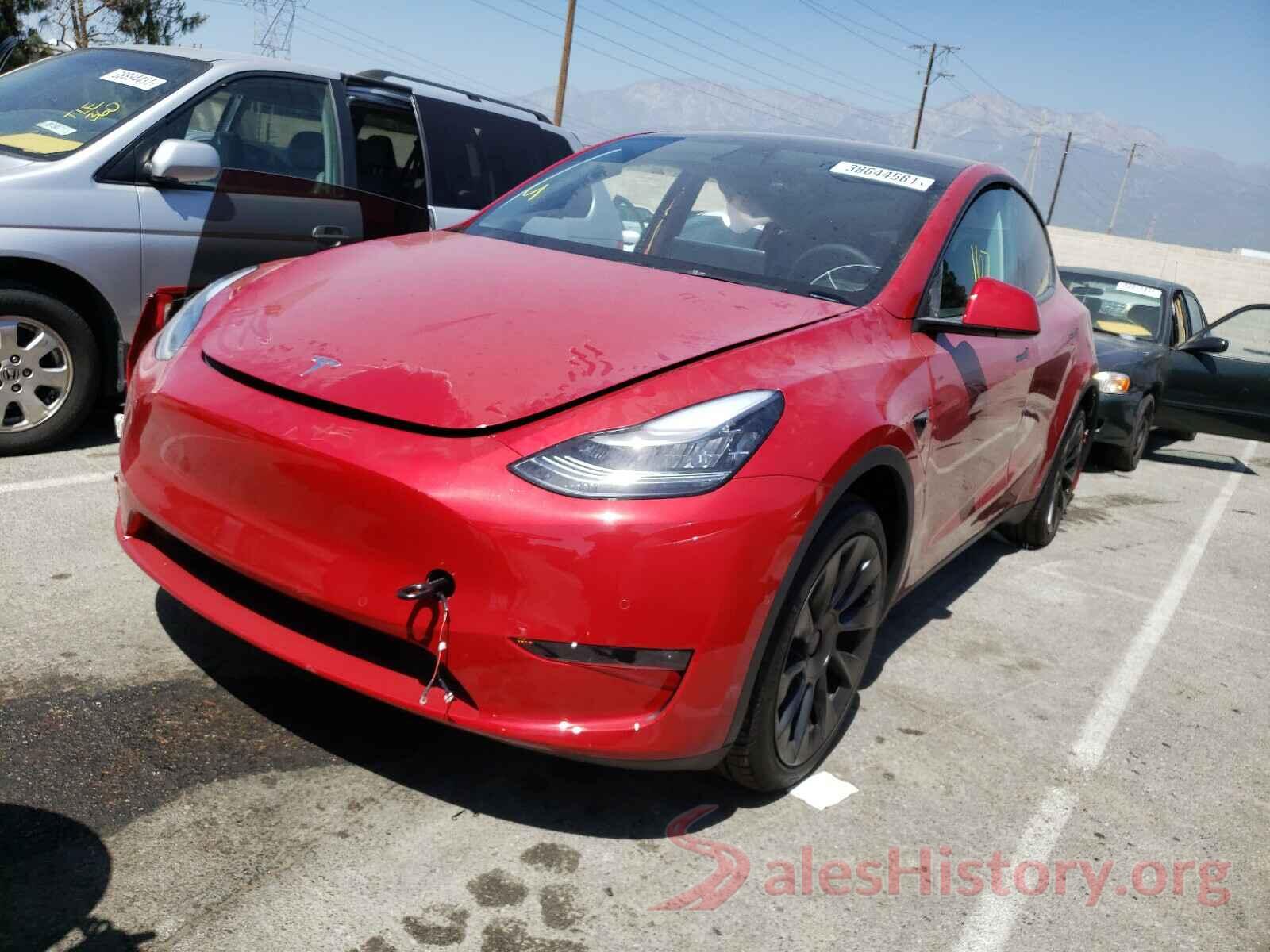 5YJYGDEE5MF143382 2021 TESLA MODEL Y