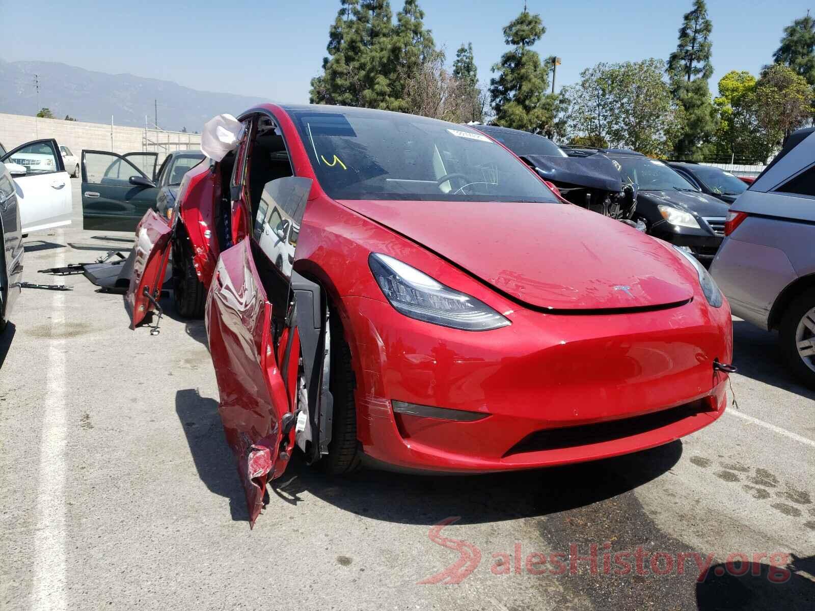 5YJYGDEE5MF143382 2021 TESLA MODEL Y