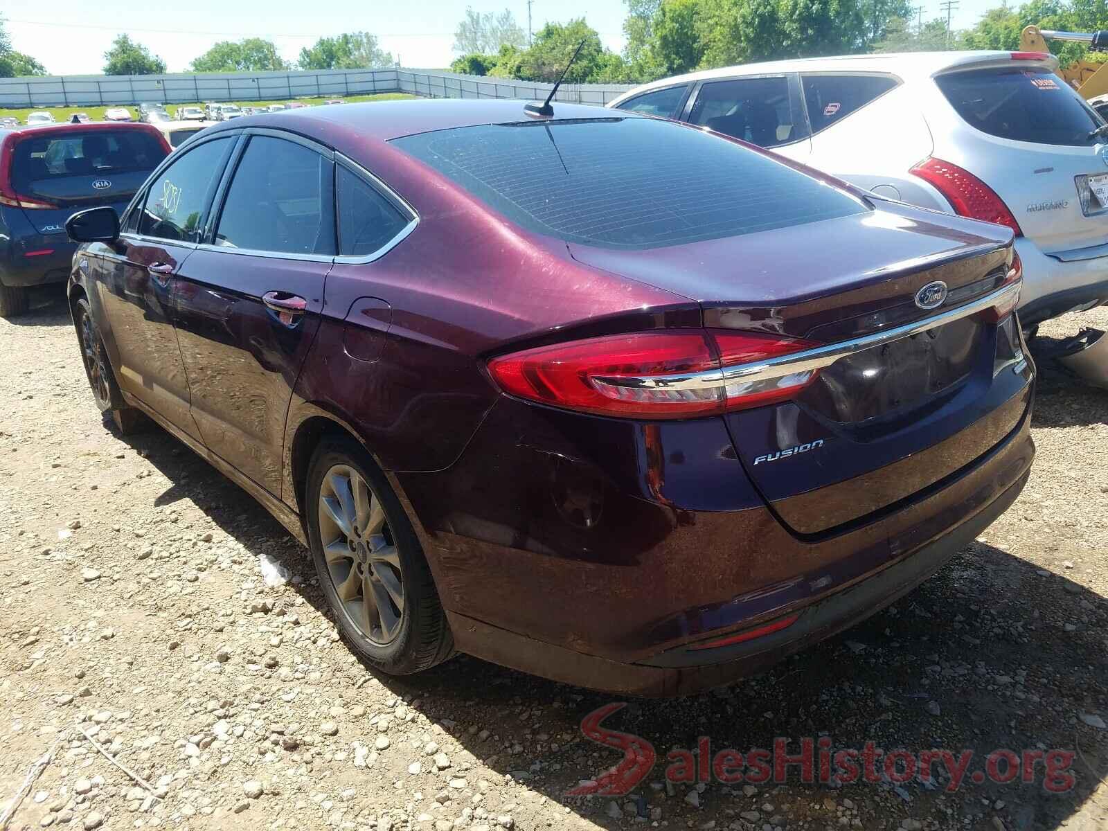 3FA6P0HD2HR303845 2017 FORD FUSION