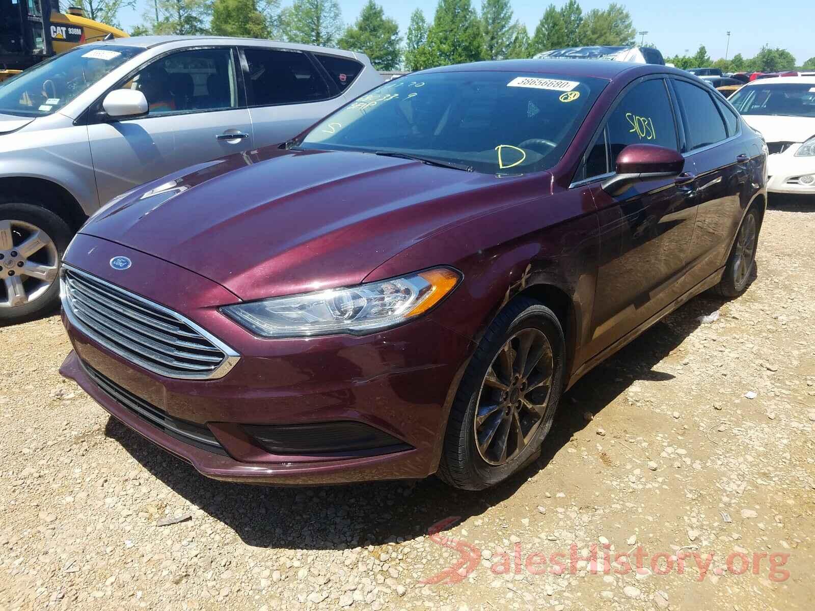 3FA6P0HD2HR303845 2017 FORD FUSION