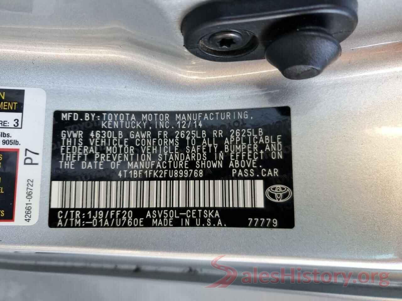 4T1BF1FK2FU899768 2015 TOYOTA CAMRY