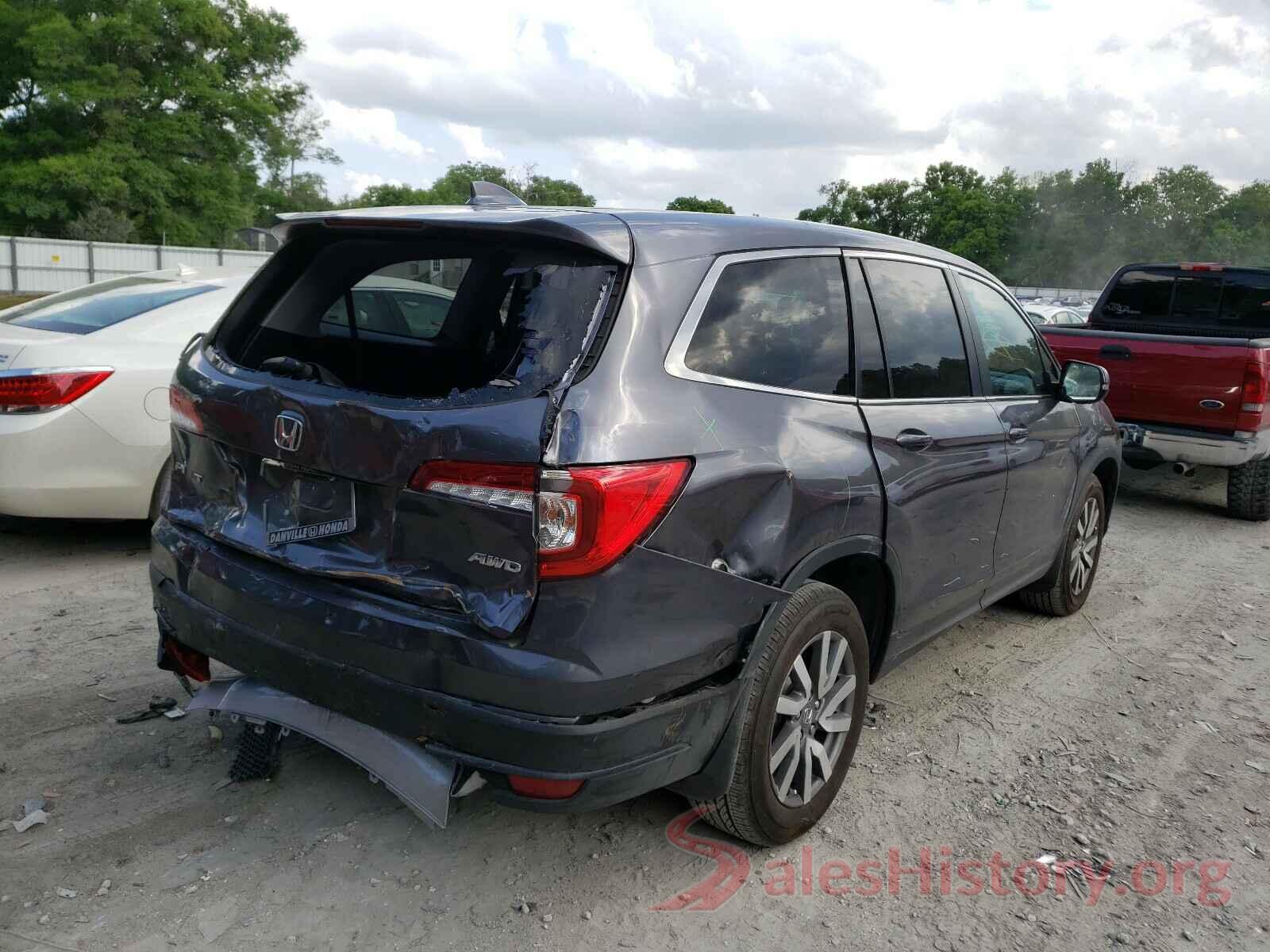 5FNYF6H56KB100662 2019 HONDA PILOT