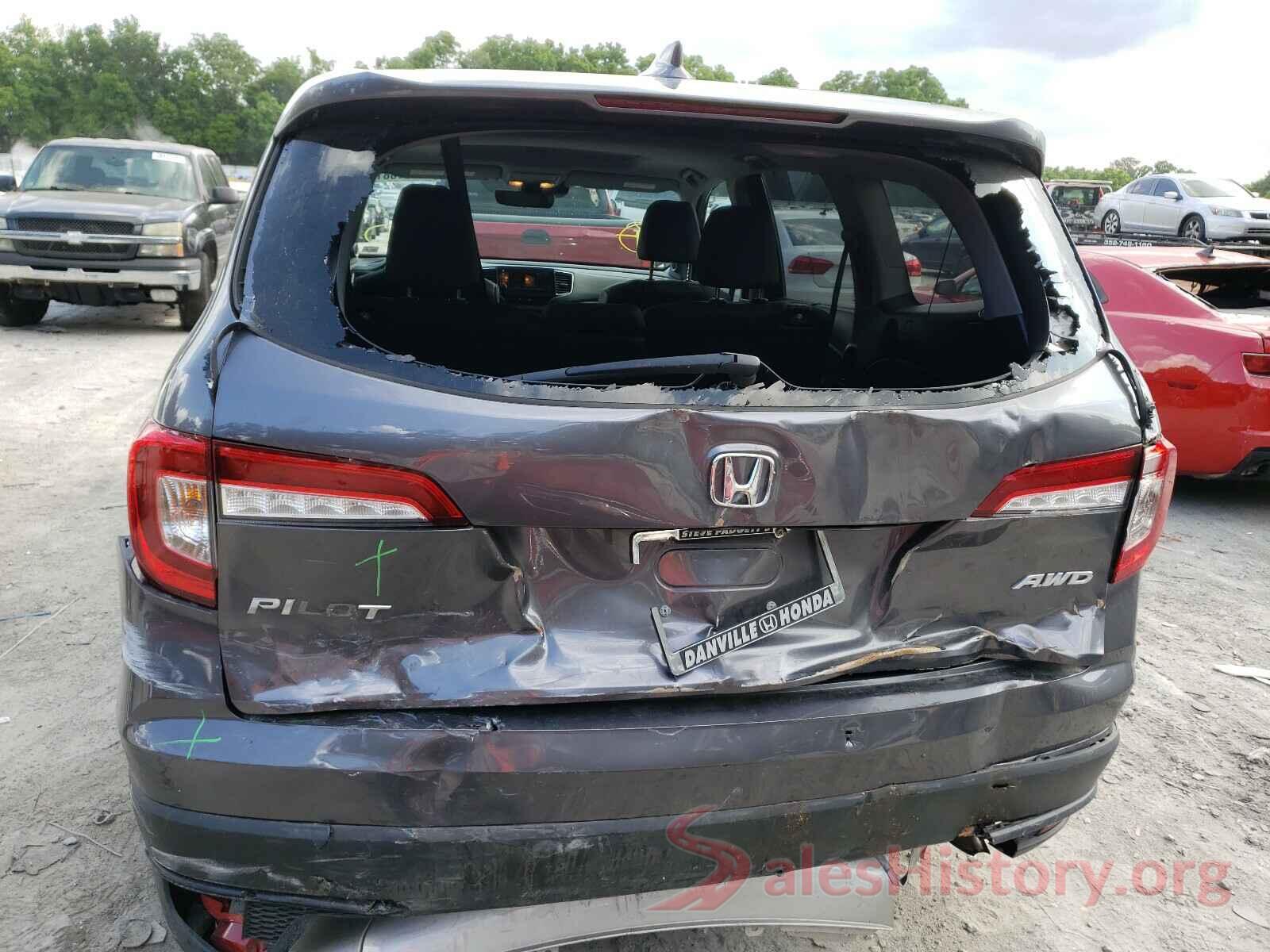 5FNYF6H56KB100662 2019 HONDA PILOT