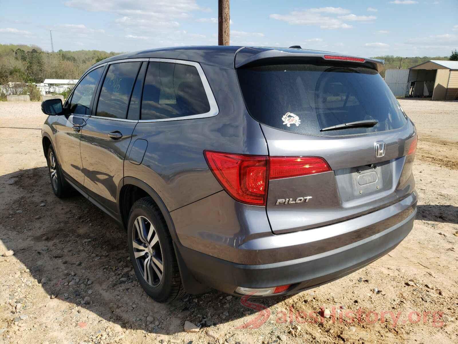 5FNYF5H58GB020653 2016 HONDA PILOT