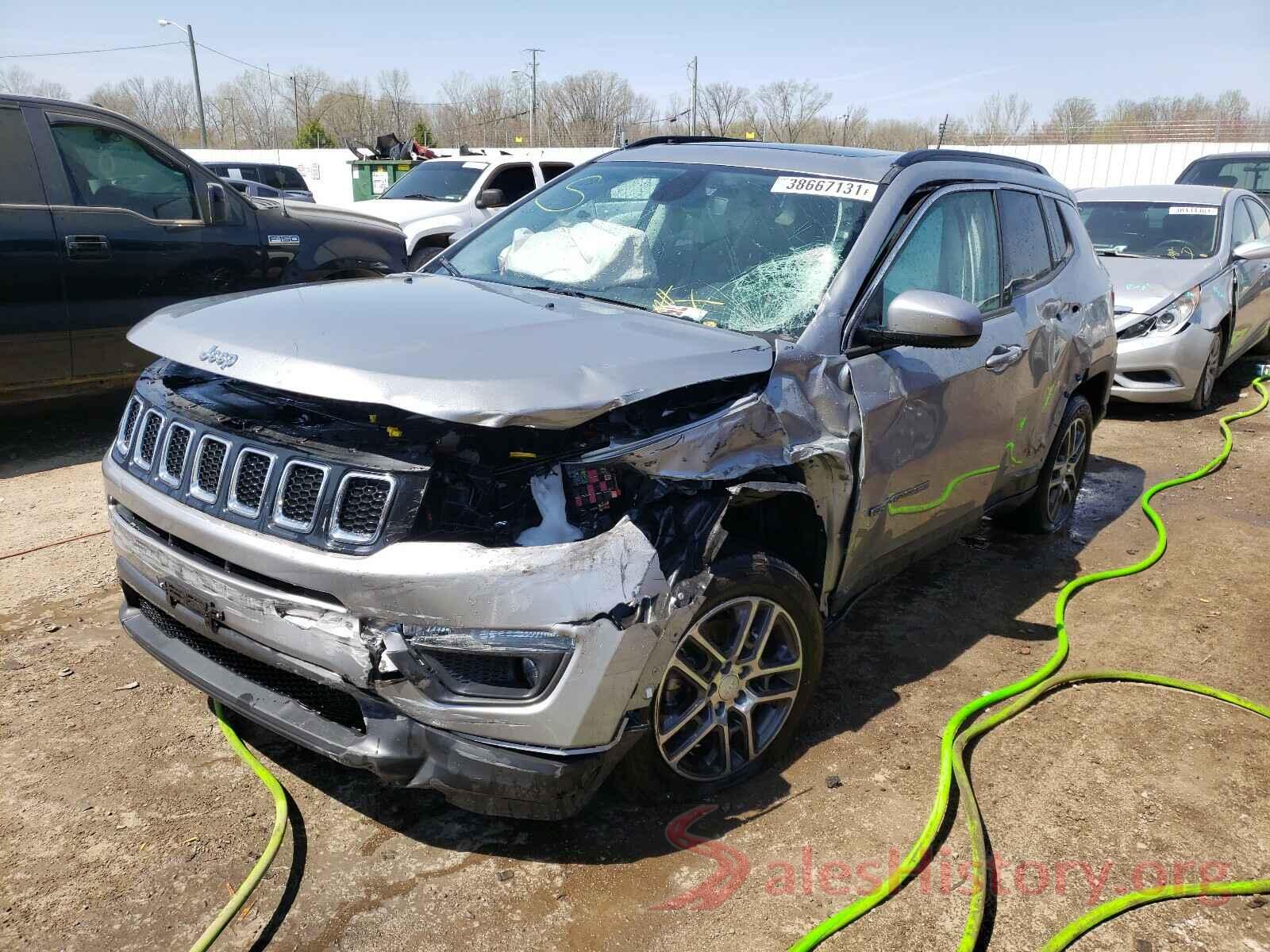 3C4NJCBB1LT144358 2020 JEEP COMPASS