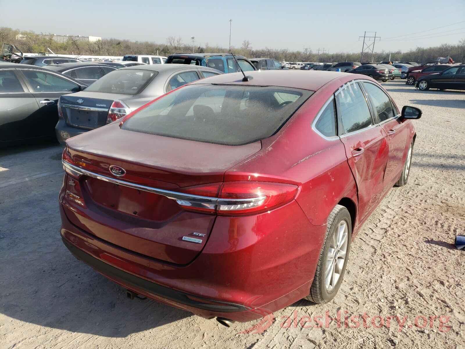 3FA6P0HD6HR241334 2017 FORD FUSION