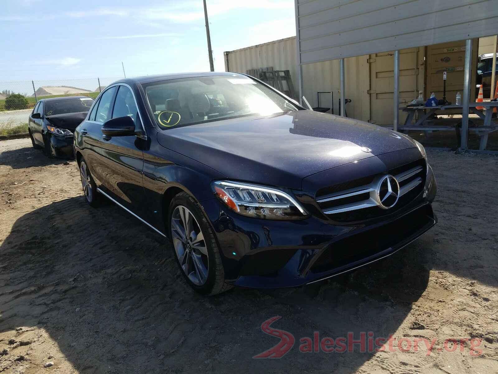 55SWF8DB2KU297259 2019 MERCEDES-BENZ C CLASS