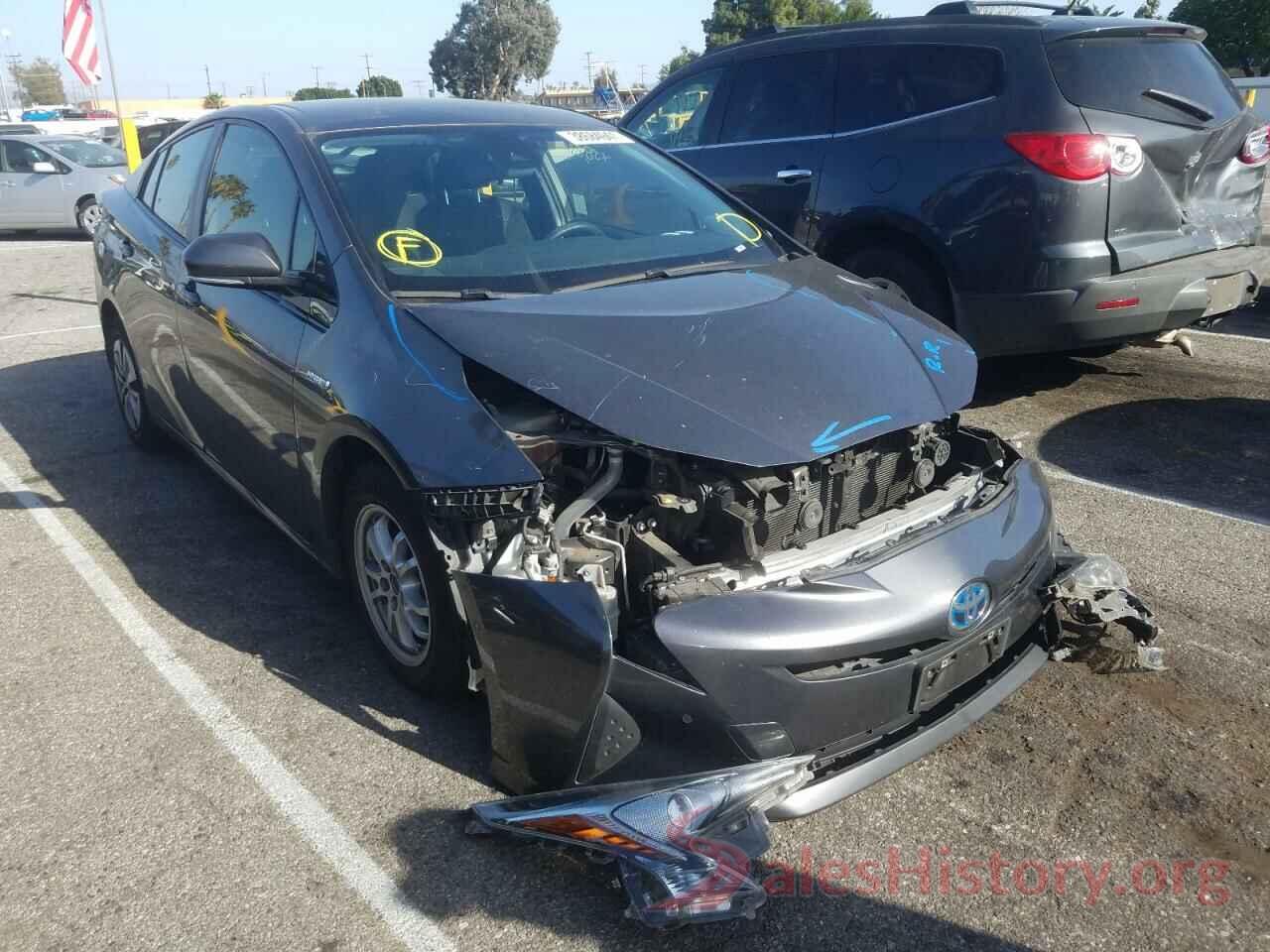 JTDKBRFU7J3081886 2018 TOYOTA PRIUS