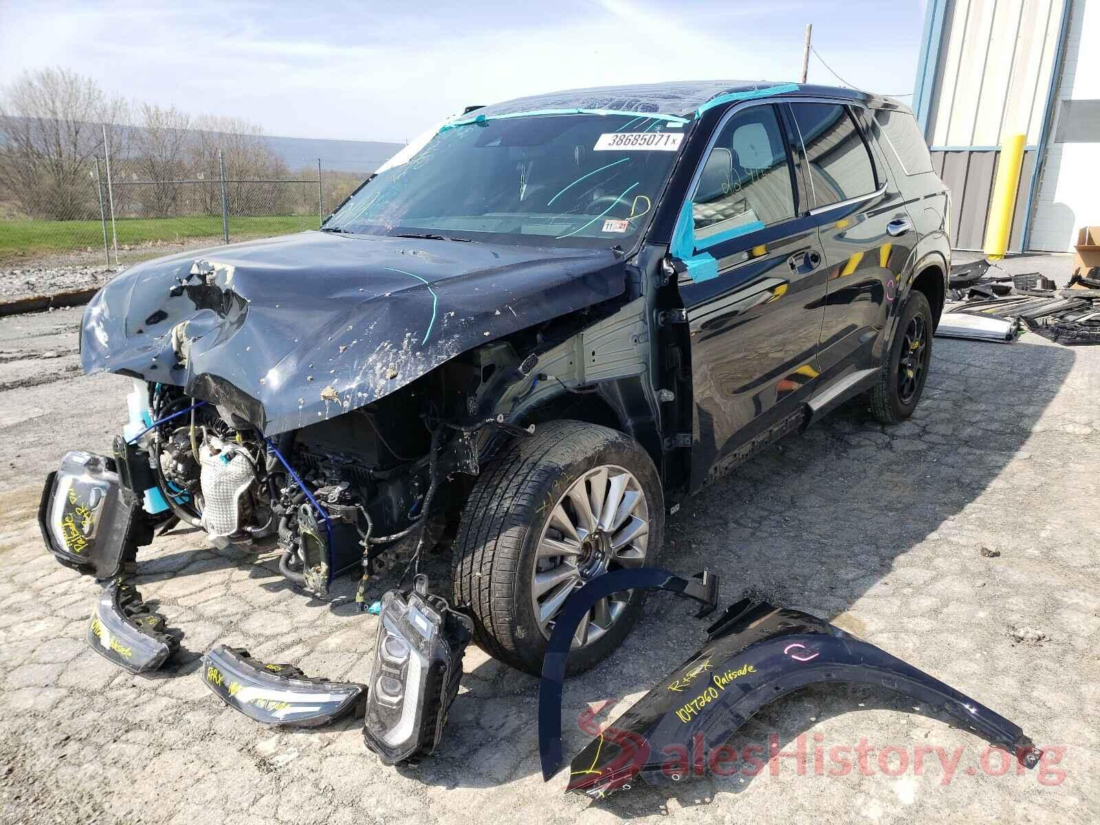 KM8R54HE4LU038968 2020 HYUNDAI PALISADE