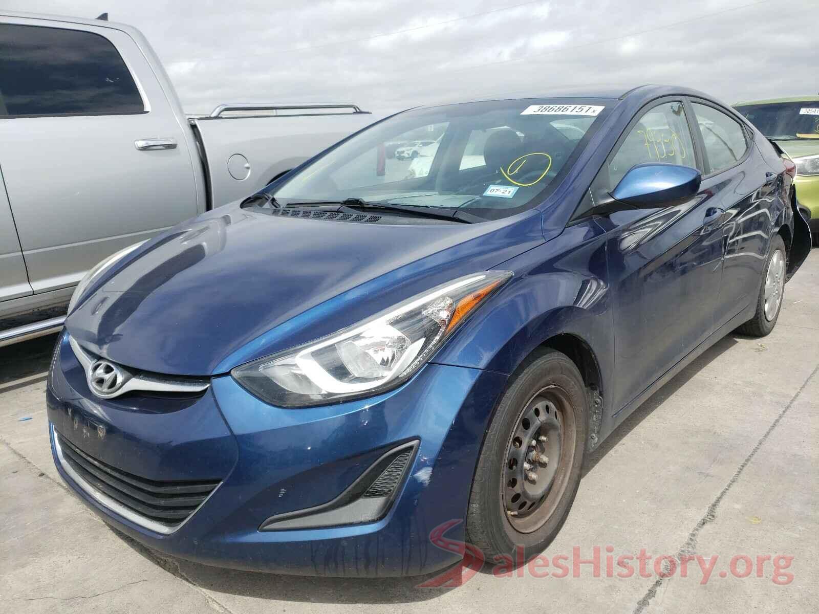 5NPDH4AE3GH774610 2016 HYUNDAI ELANTRA