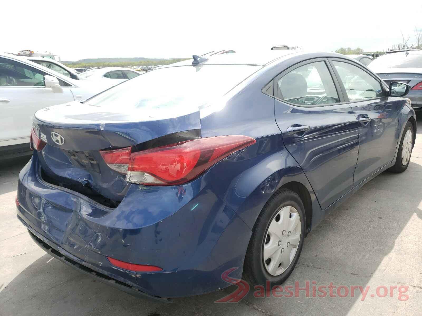 5NPDH4AE3GH774610 2016 HYUNDAI ELANTRA