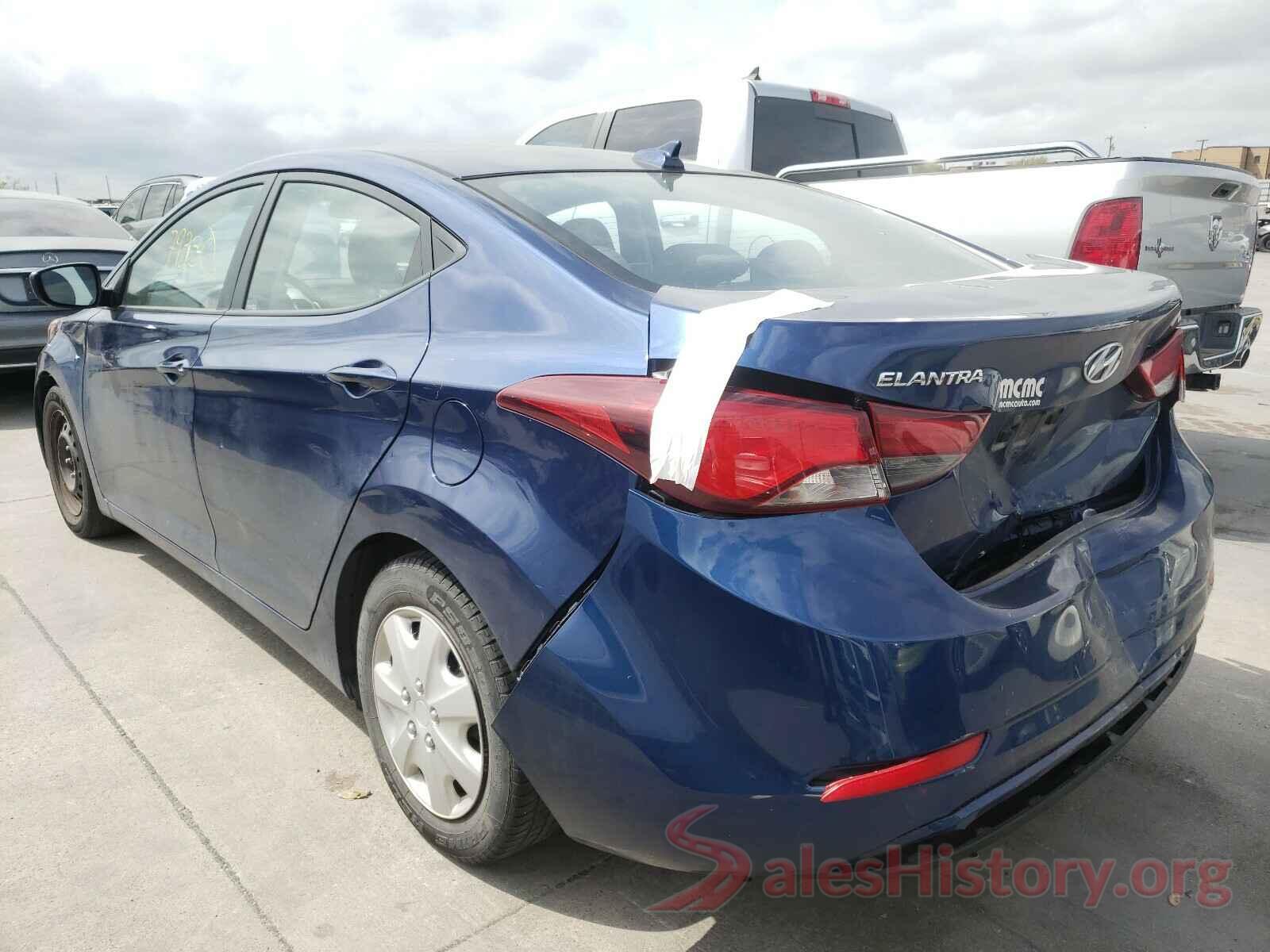 5NPDH4AE3GH774610 2016 HYUNDAI ELANTRA