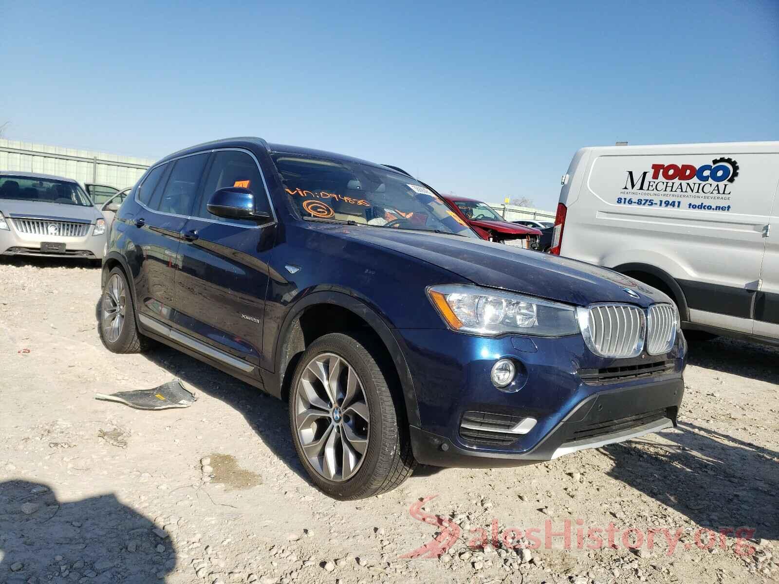 5UXWX9C56G0D94830 2016 BMW X3