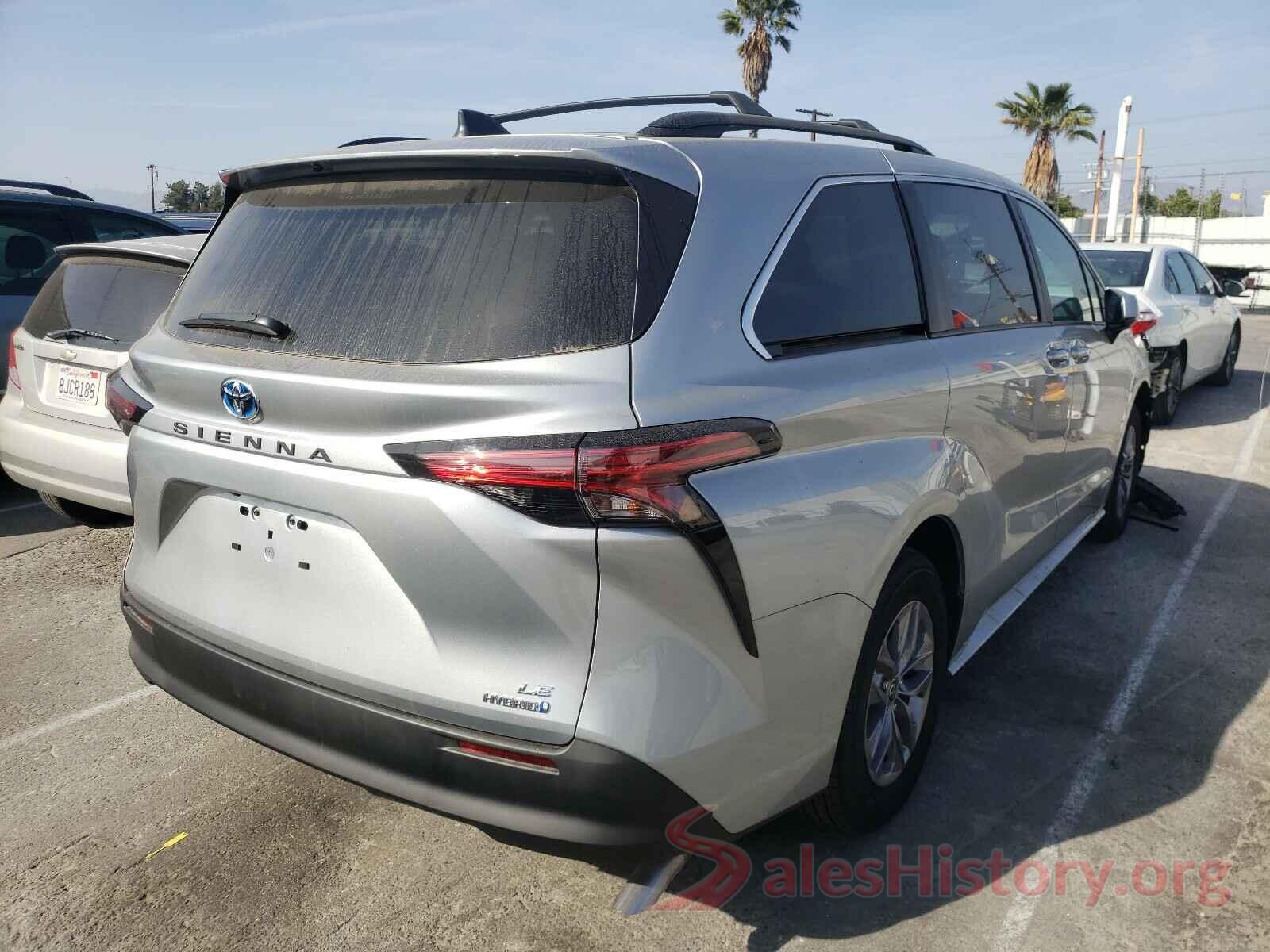 5TDKRKECXMS002287 2021 TOYOTA SIENNA