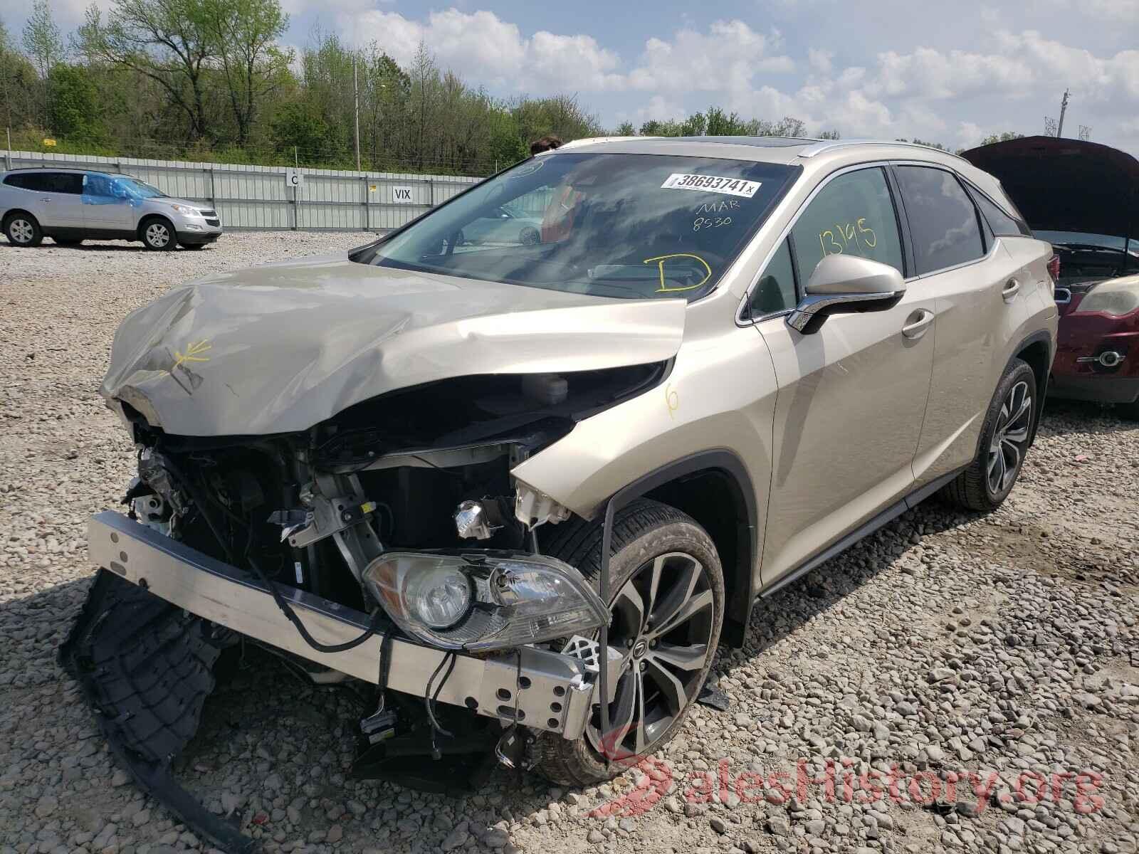 2T2ZZMCA8KC138530 2019 LEXUS RX350