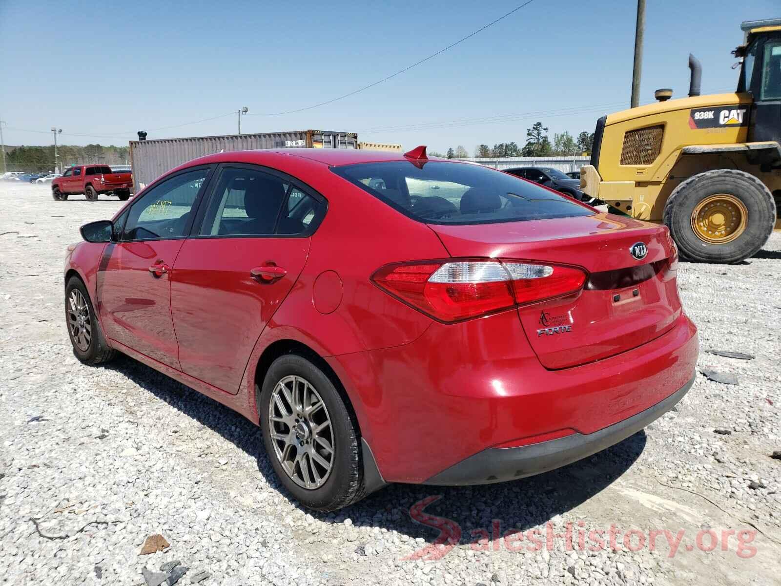 KNAFK4A61G5586457 2016 KIA FORTE