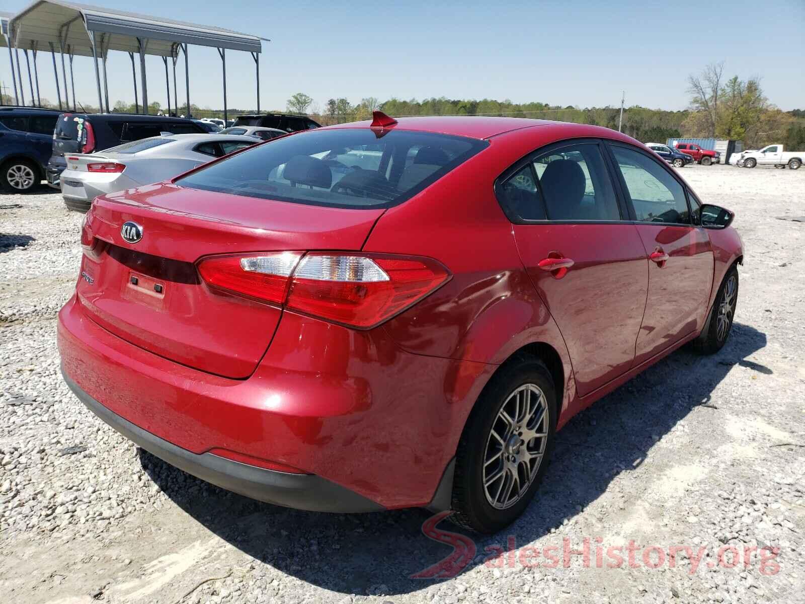 KNAFK4A61G5586457 2016 KIA FORTE