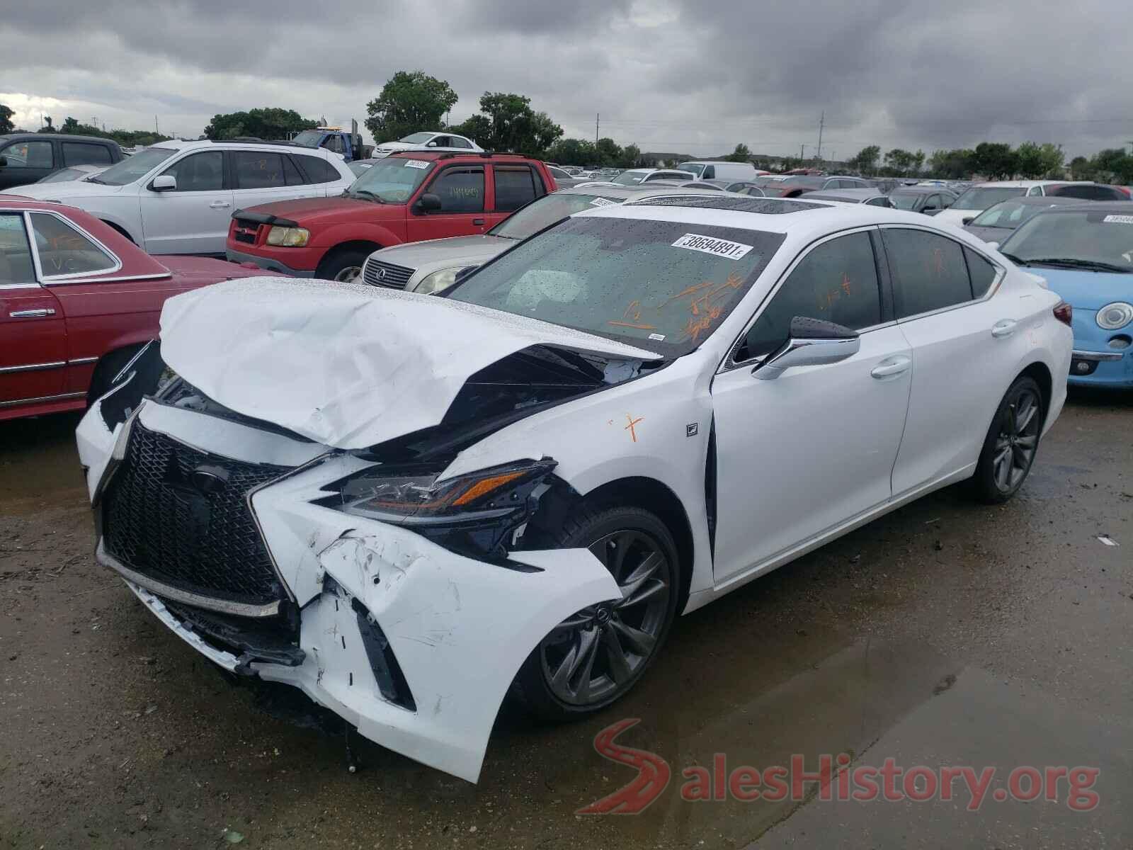 58AGZ1B13LU081593 2020 LEXUS ES350