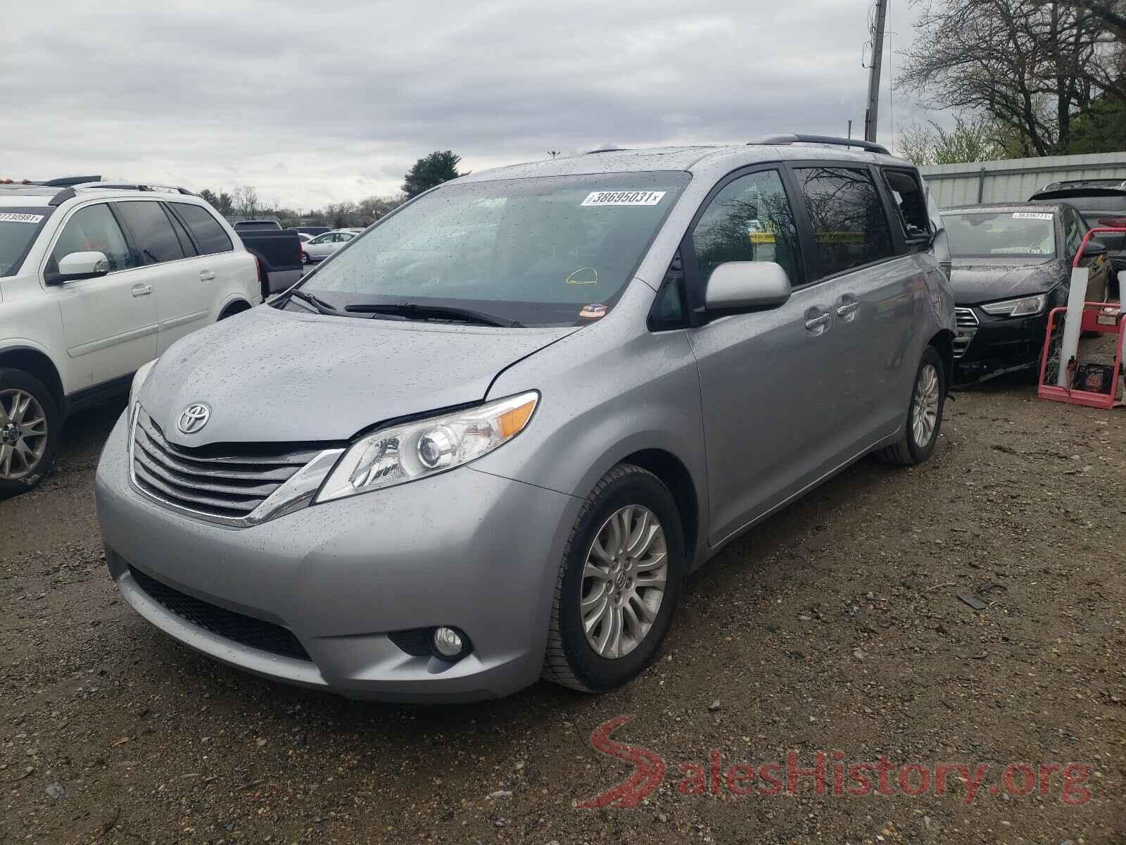 5TDYK3DC8GS732872 2016 TOYOTA SIENNA