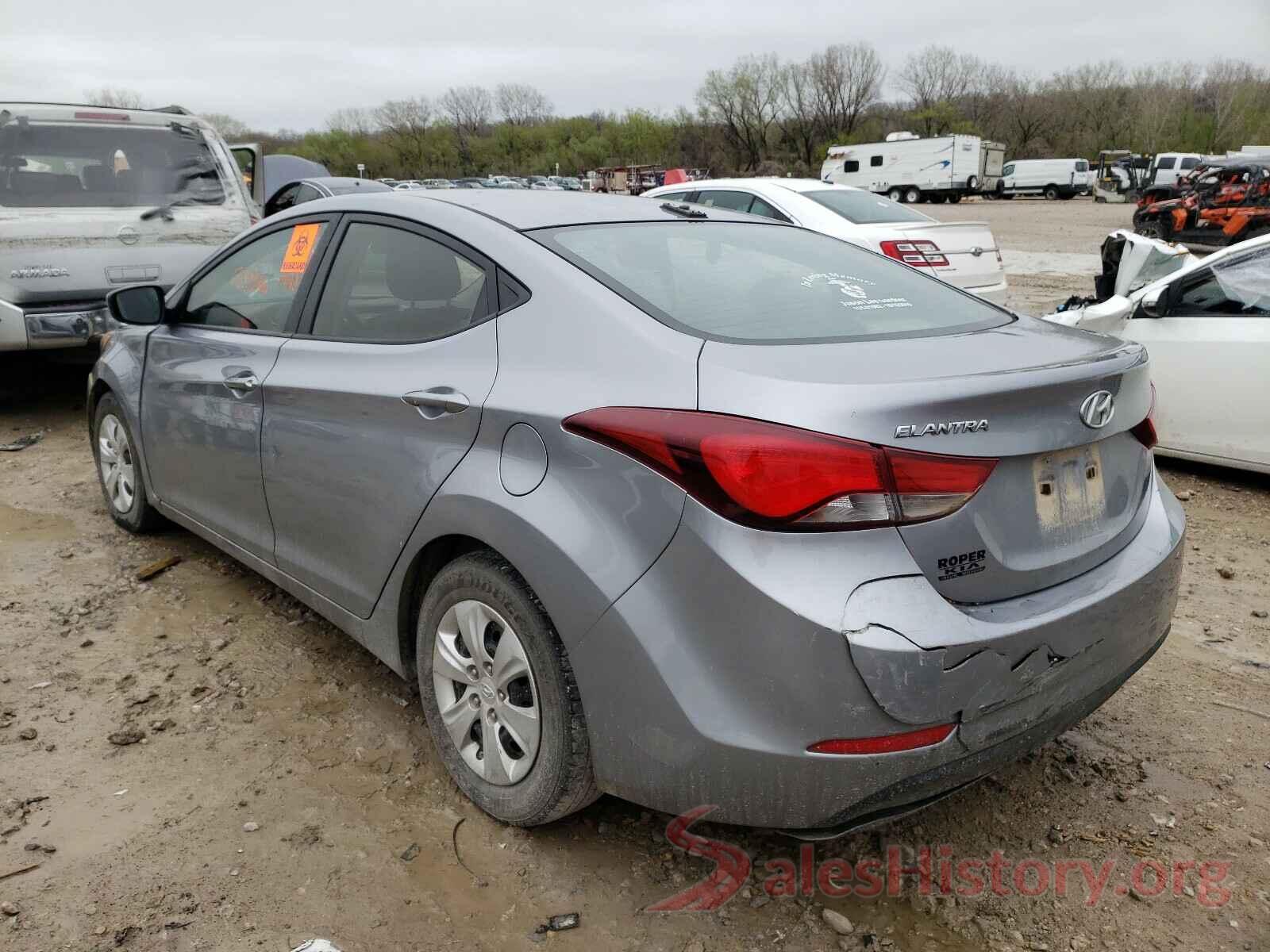 5NPDH4AE4GH713752 2016 HYUNDAI ELANTRA