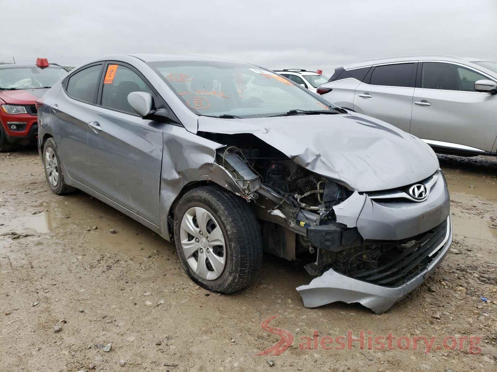 5NPDH4AE4GH713752 2016 HYUNDAI ELANTRA