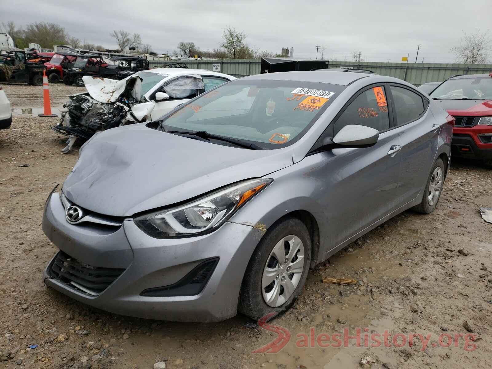 5NPDH4AE4GH713752 2016 HYUNDAI ELANTRA