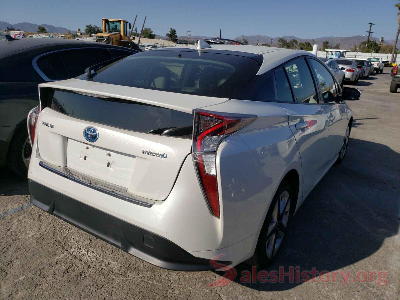 JTDKARFU5G3000525 2016 TOYOTA PRIUS