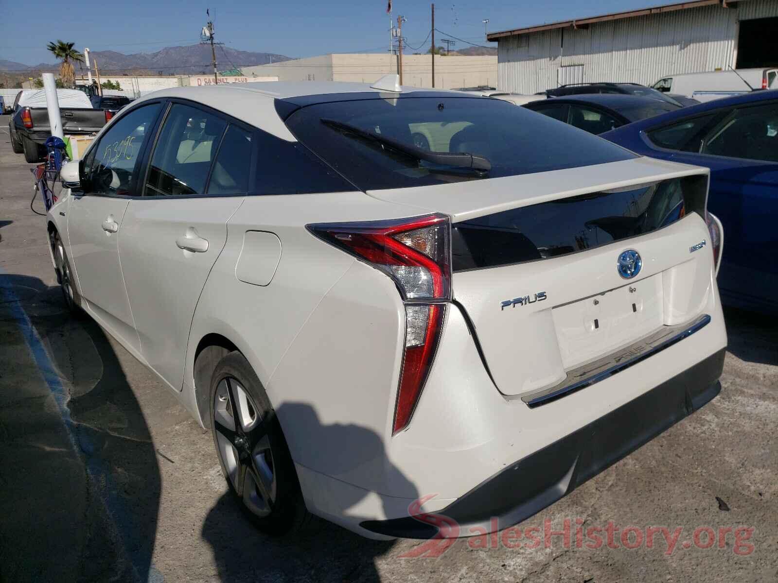 JTDKARFU5G3000525 2016 TOYOTA PRIUS