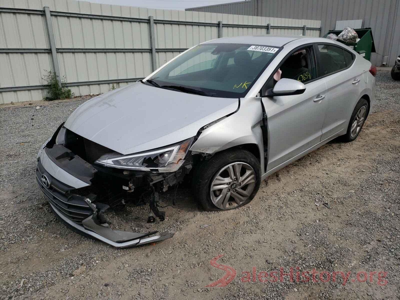 KMHD84LFXKU743743 2019 HYUNDAI ELANTRA