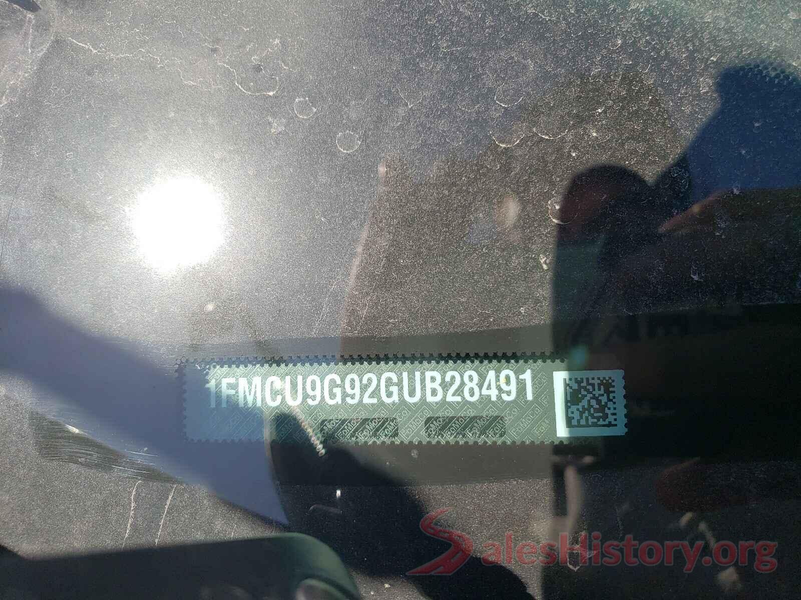 1FMCU9G92GUB28491 2016 FORD ESCAPE