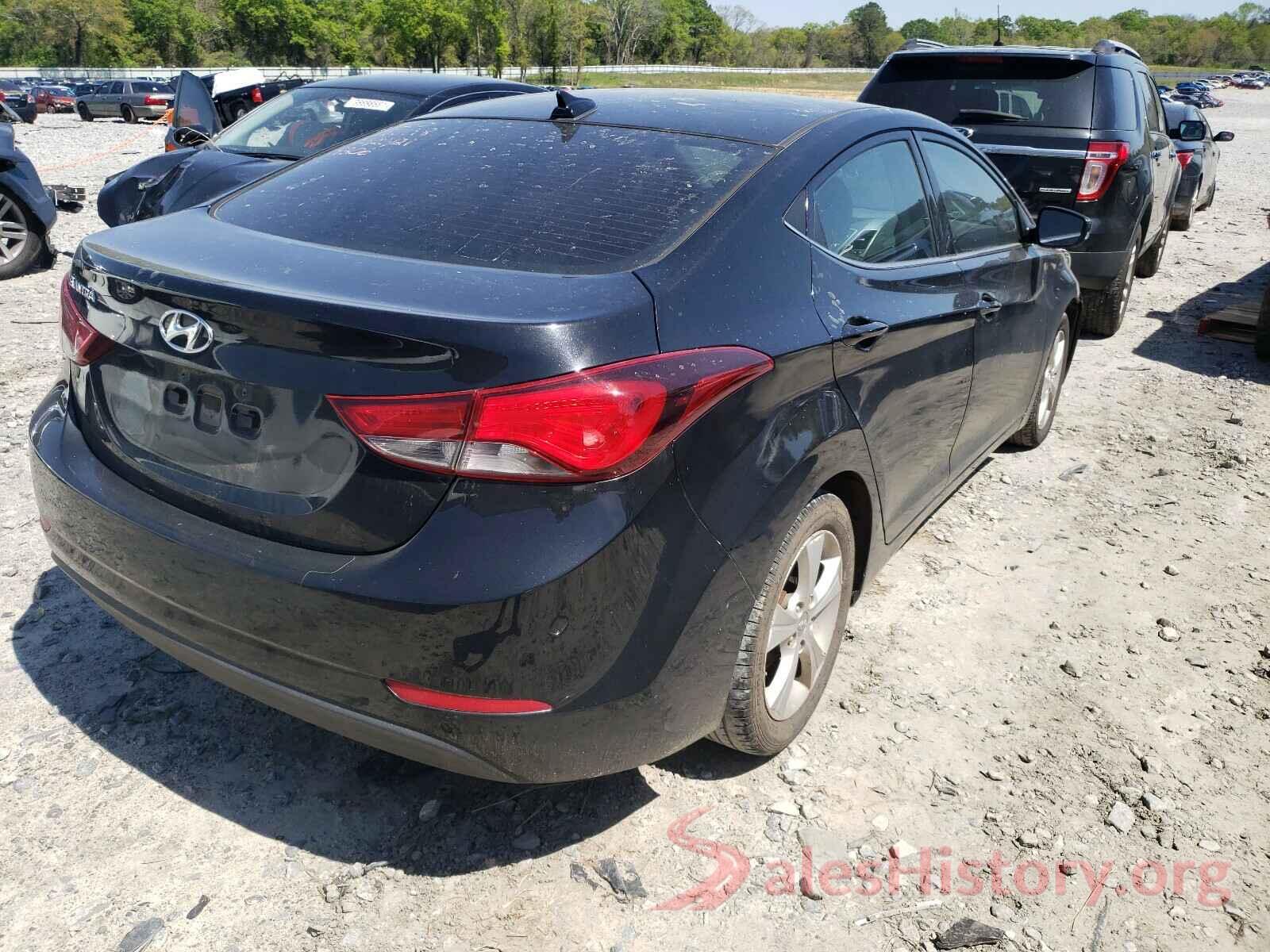 5NPDH4AE4GH773448 2016 HYUNDAI ELANTRA