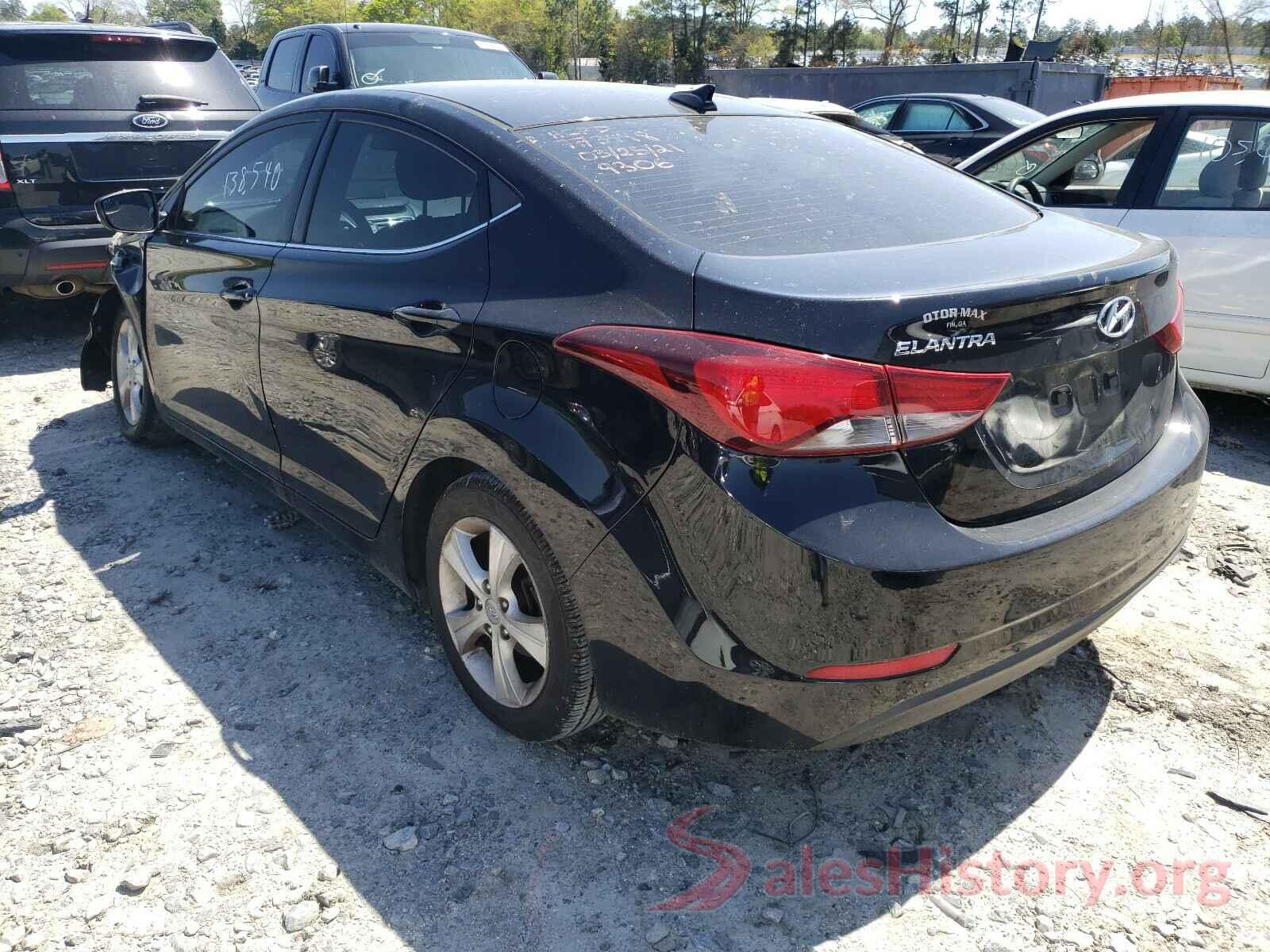 5NPDH4AE4GH773448 2016 HYUNDAI ELANTRA