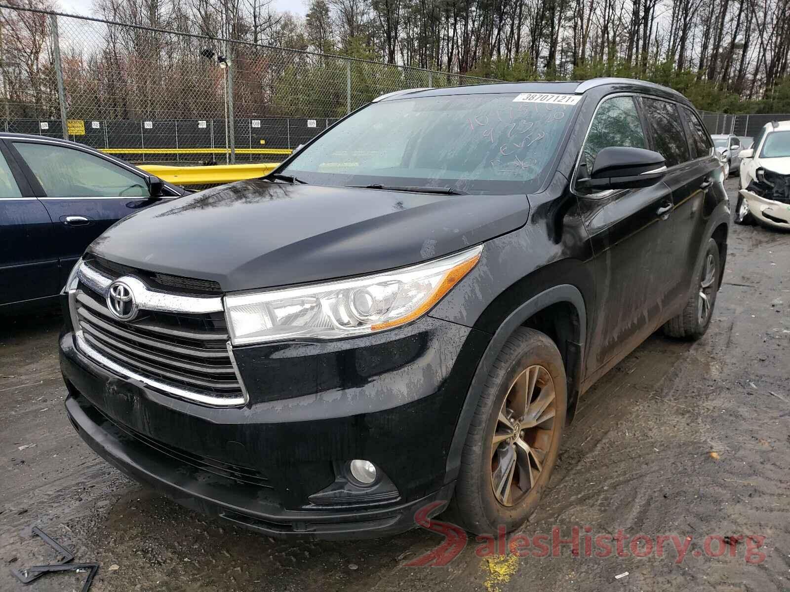 5TDJKRFH8GS309996 2016 TOYOTA HIGHLANDER