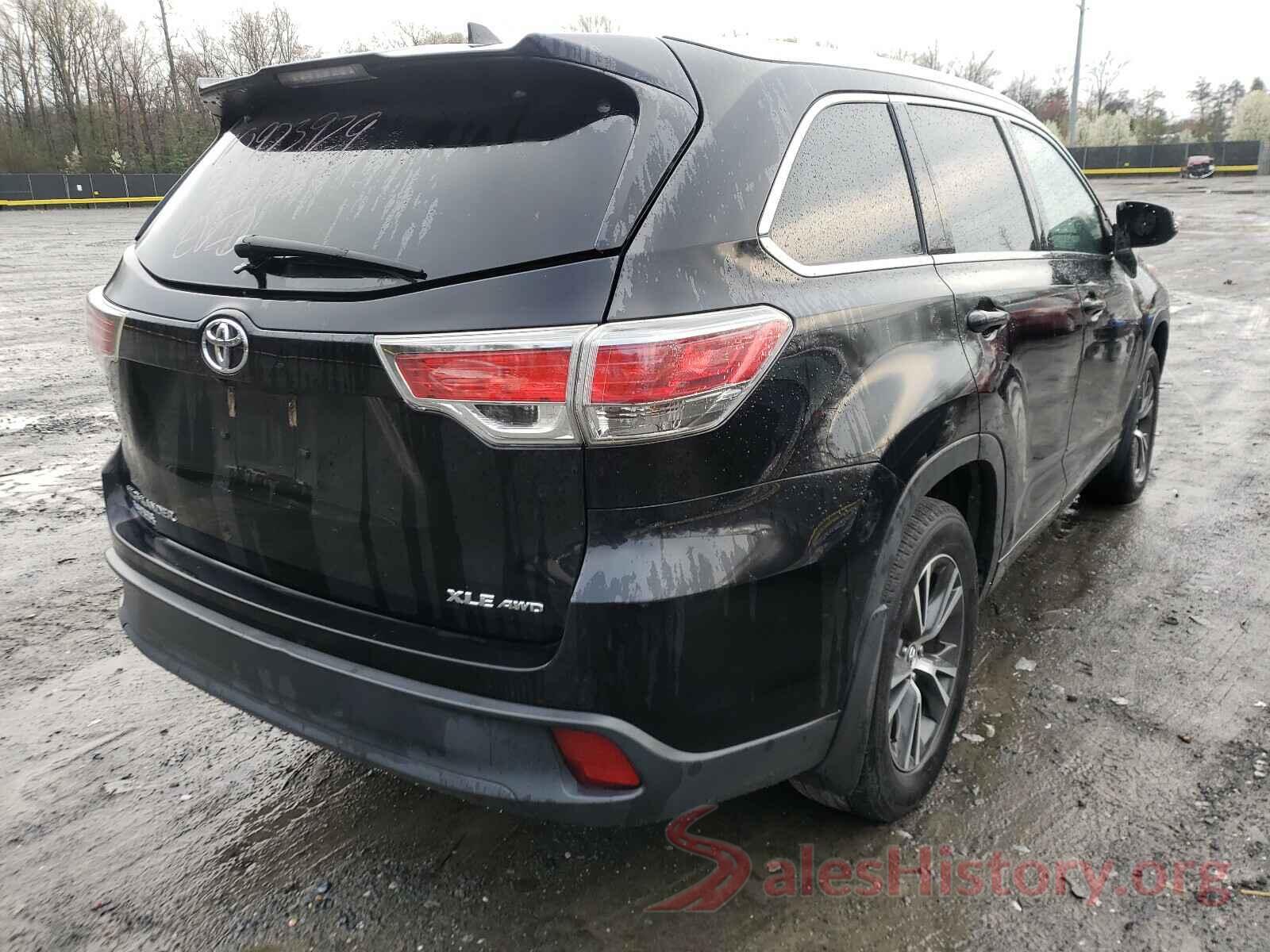 5TDJKRFH8GS309996 2016 TOYOTA HIGHLANDER