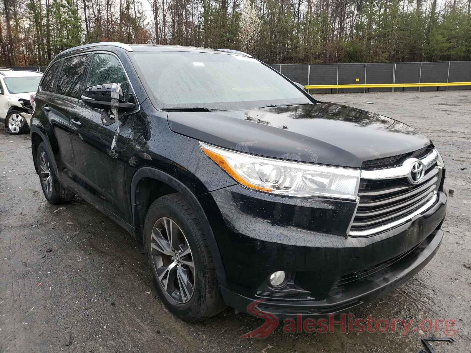 5TDJKRFH8GS309996 2016 TOYOTA HIGHLANDER