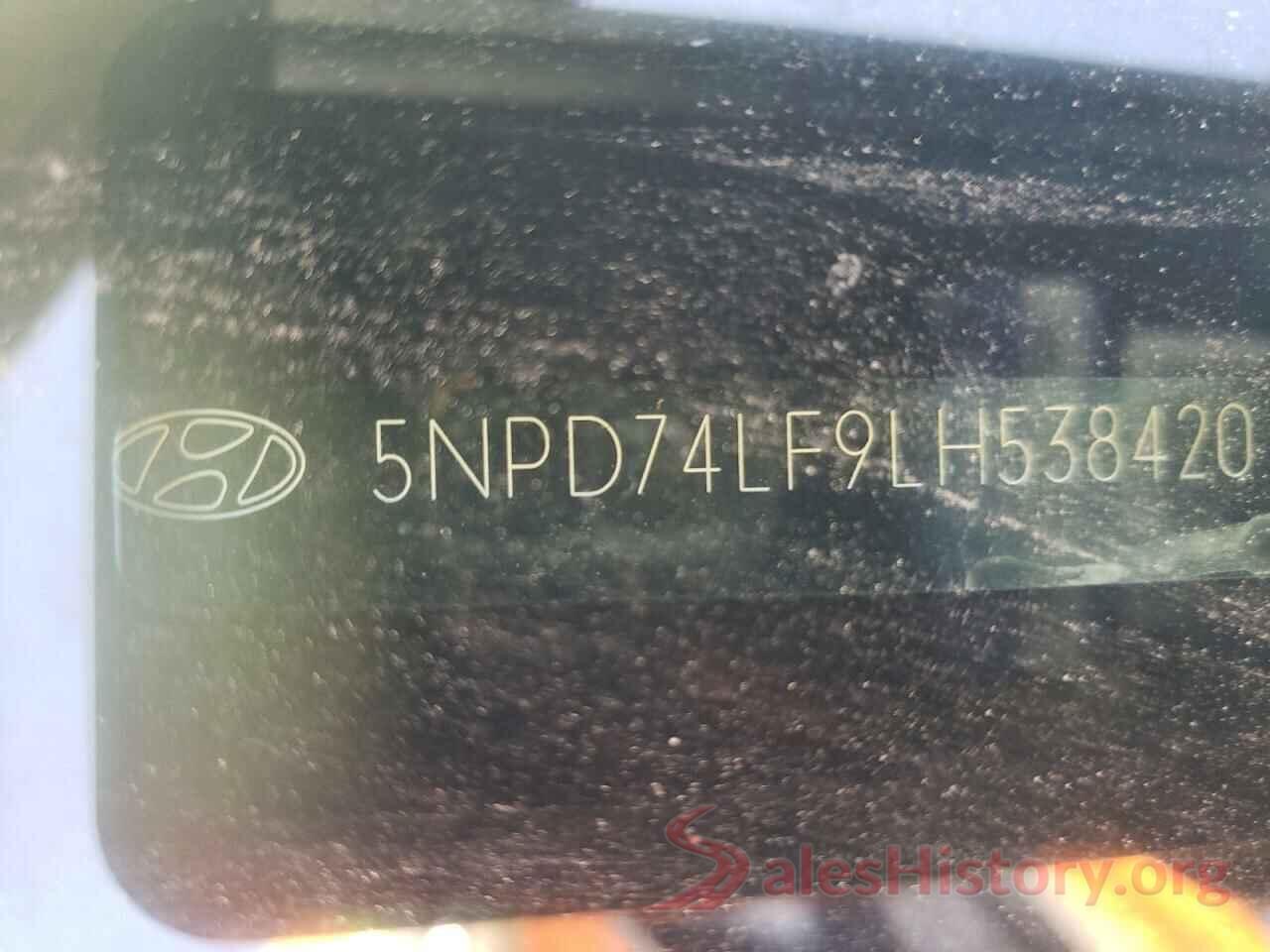 5NPD74LF9LH538420 2020 HYUNDAI ELANTRA