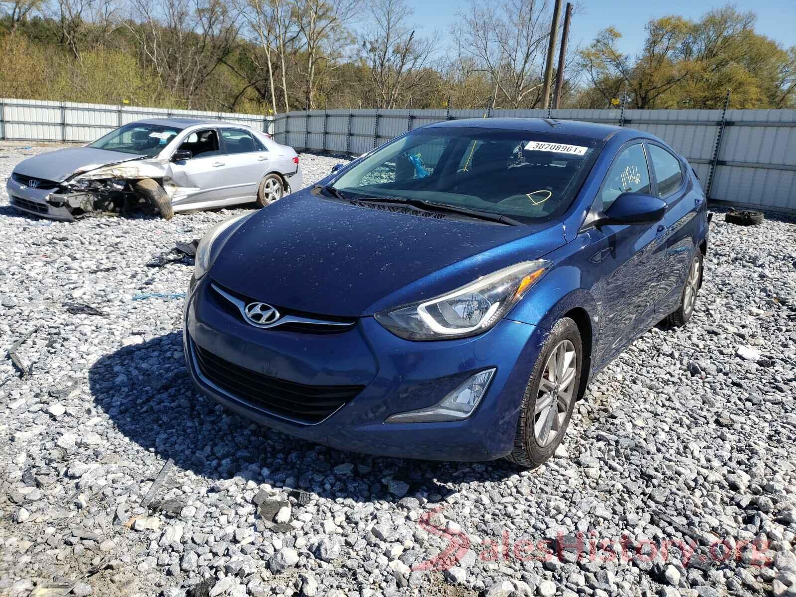 5NPDH4AE7GH655104 2016 HYUNDAI ELANTRA