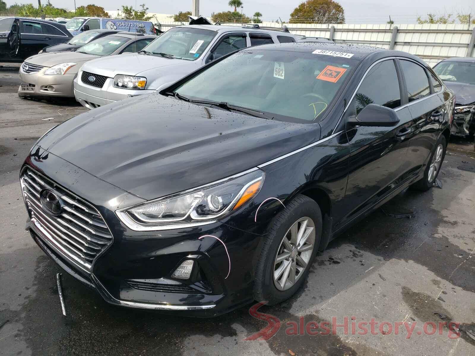 5NPE24AF4KH805922 2019 HYUNDAI SONATA