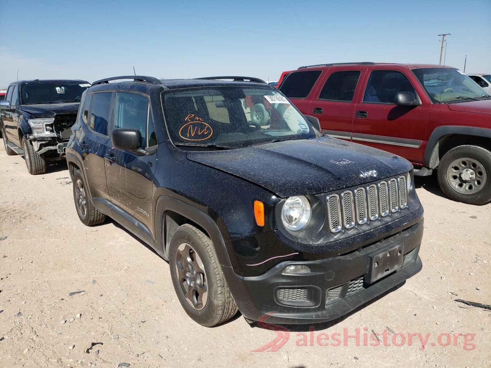 ZACCJAABXHPE80909 2017 JEEP RENEGADE