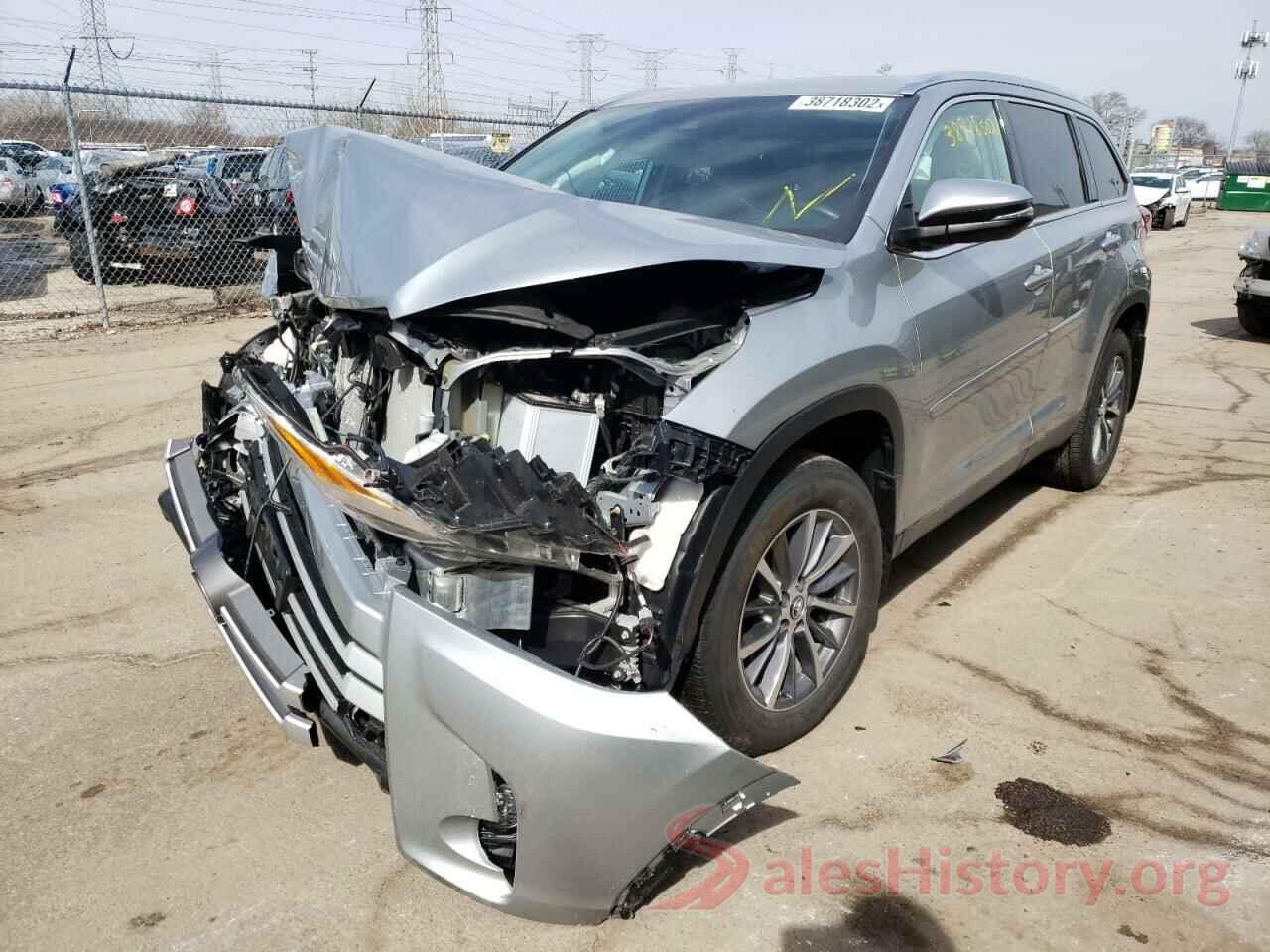 5TDJZRFH6KS583105 2019 TOYOTA HIGHLANDER