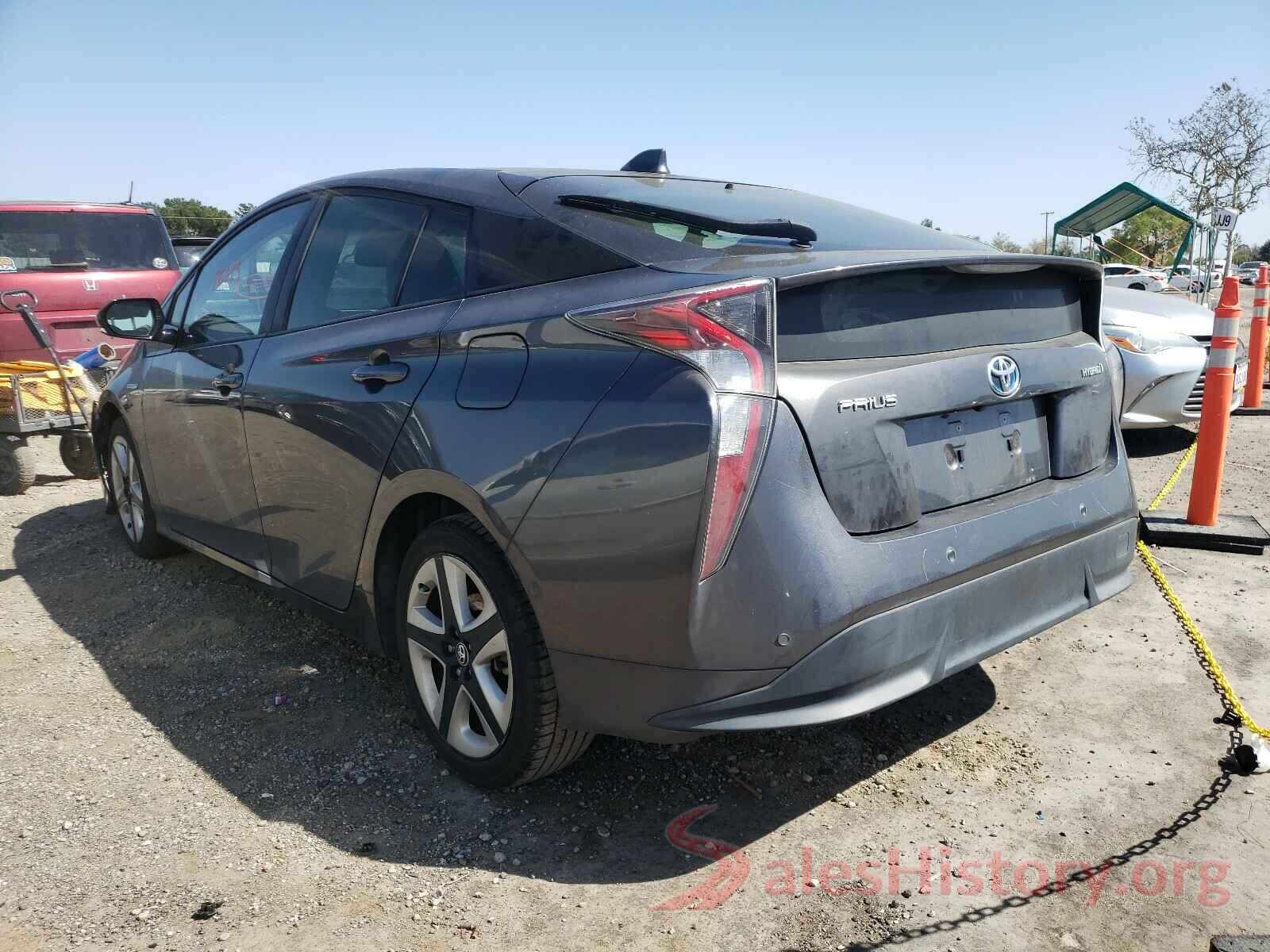 JTDKARFU0G3017085 2016 TOYOTA PRIUS