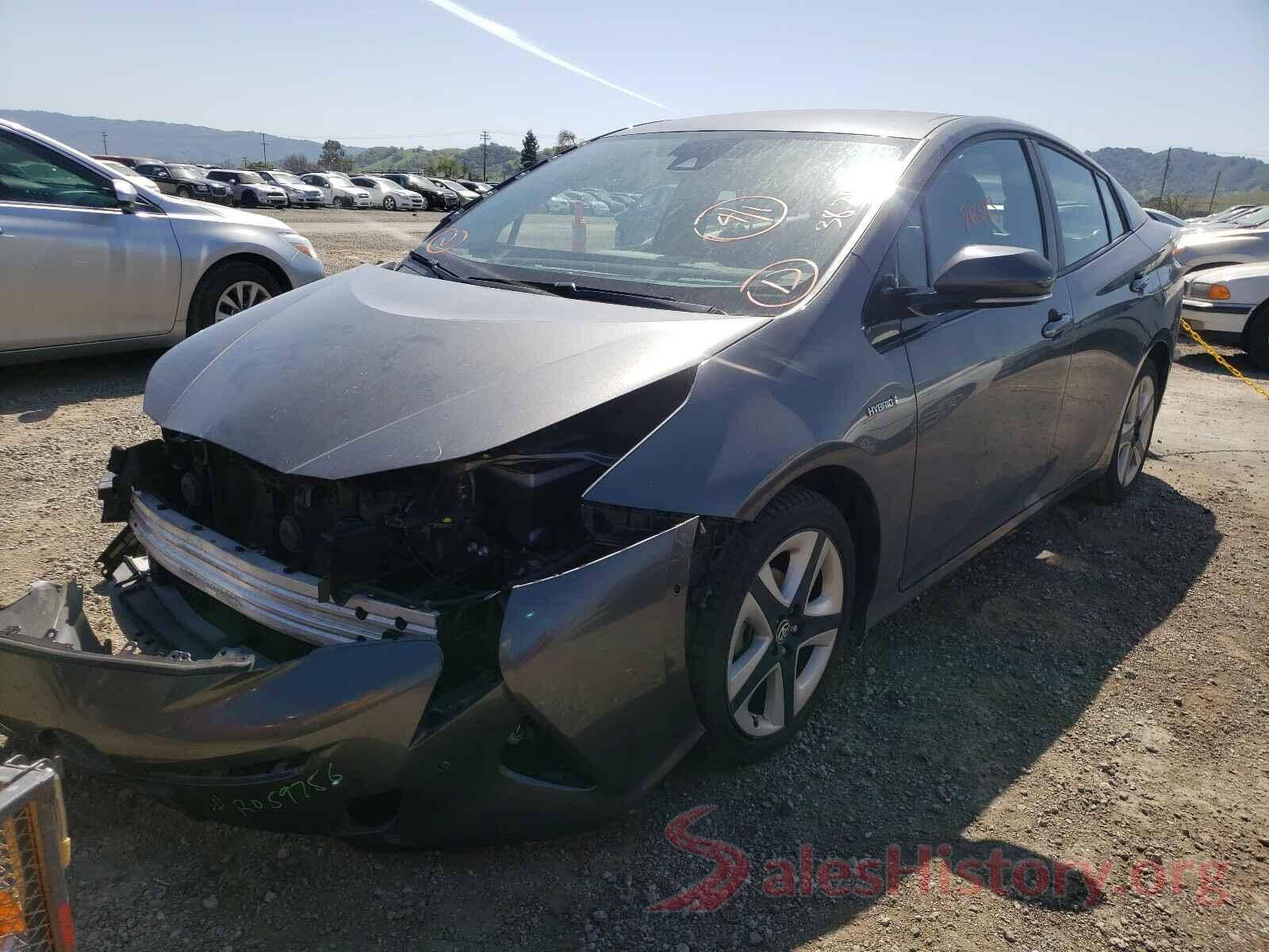 JTDKARFU0G3017085 2016 TOYOTA PRIUS