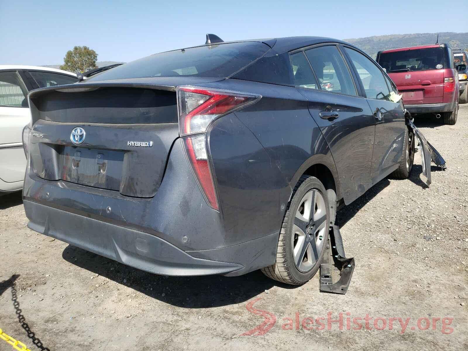 JTDKARFU0G3017085 2016 TOYOTA PRIUS