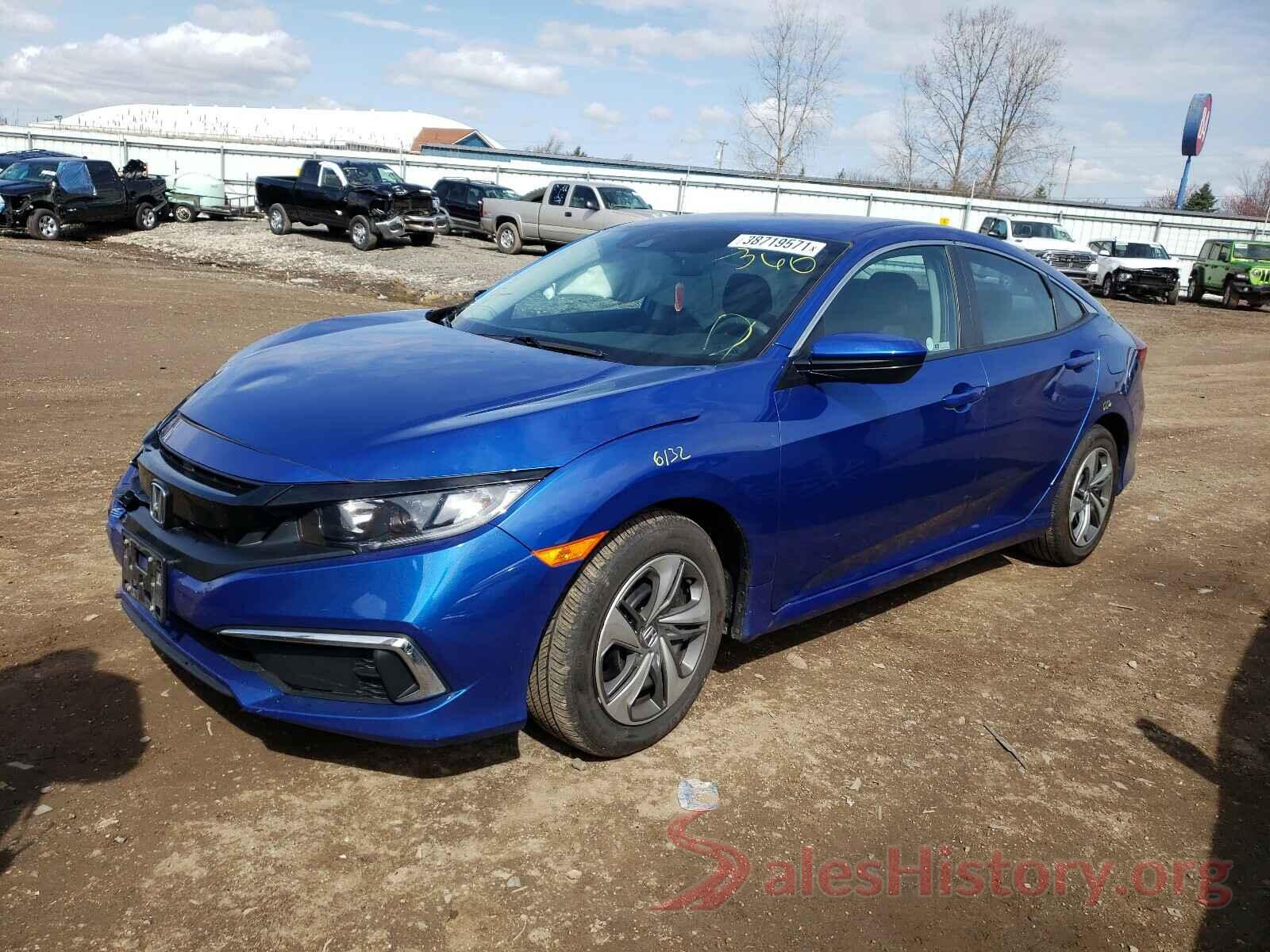 2HGFC2F60KH597160 2019 HONDA CIVIC