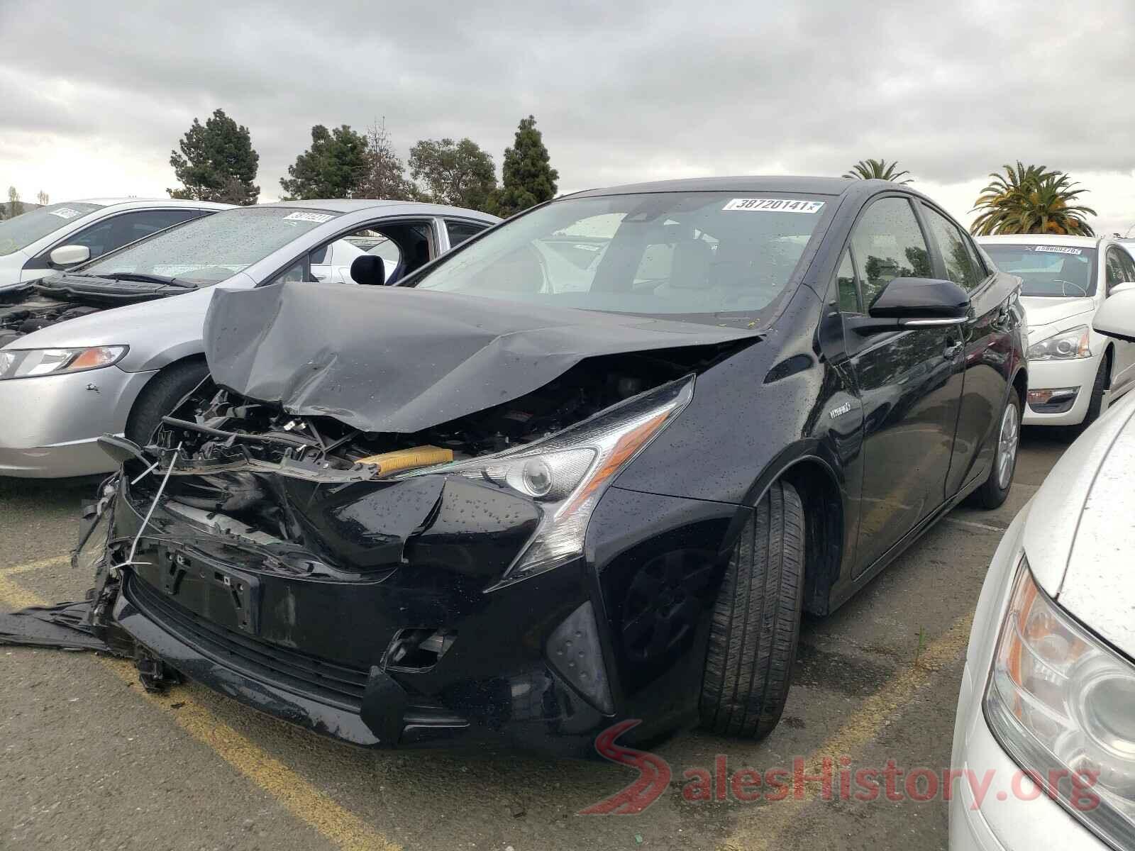 JTDKBRFU6J3082110 2018 TOYOTA PRIUS