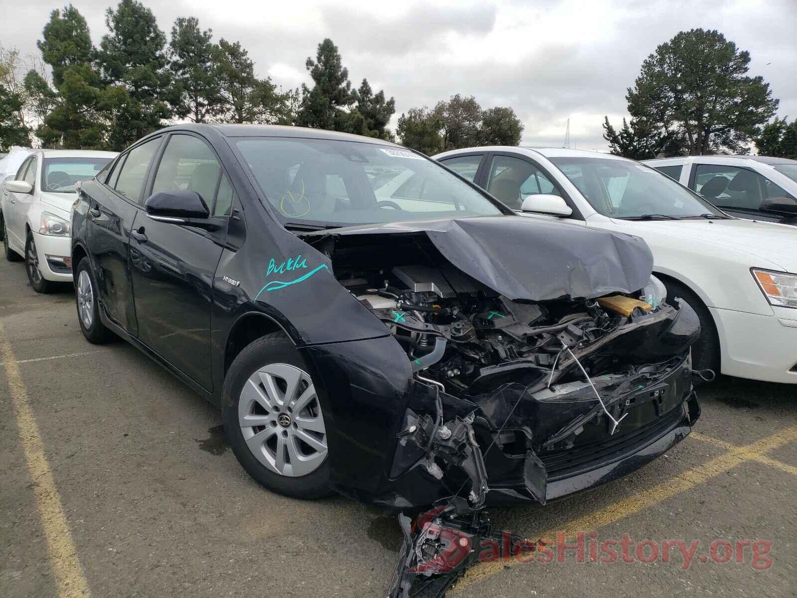 JTDKBRFU6J3082110 2018 TOYOTA PRIUS